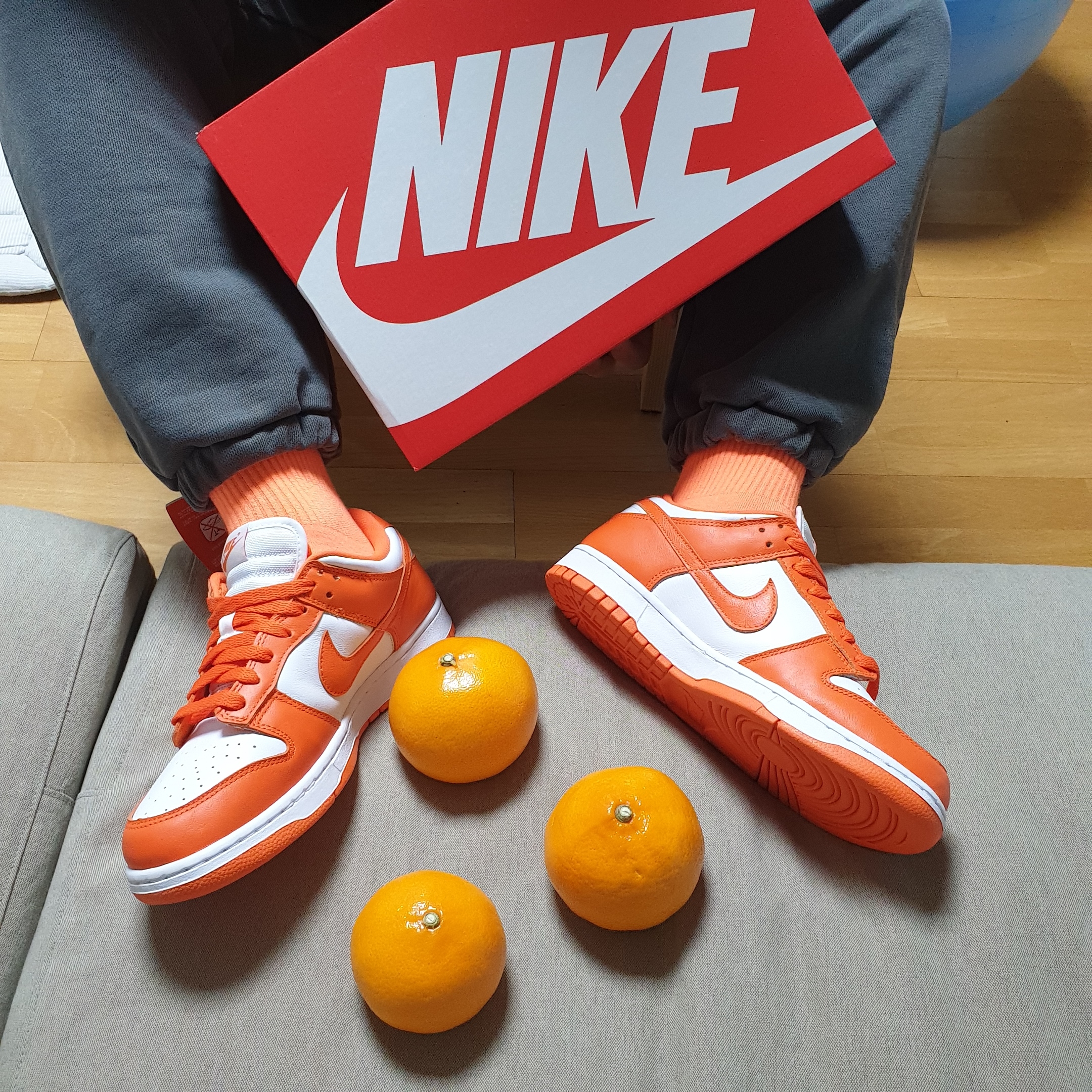 Nike Dunk Low SP Syracuse 2020 착용 스타일 - 1