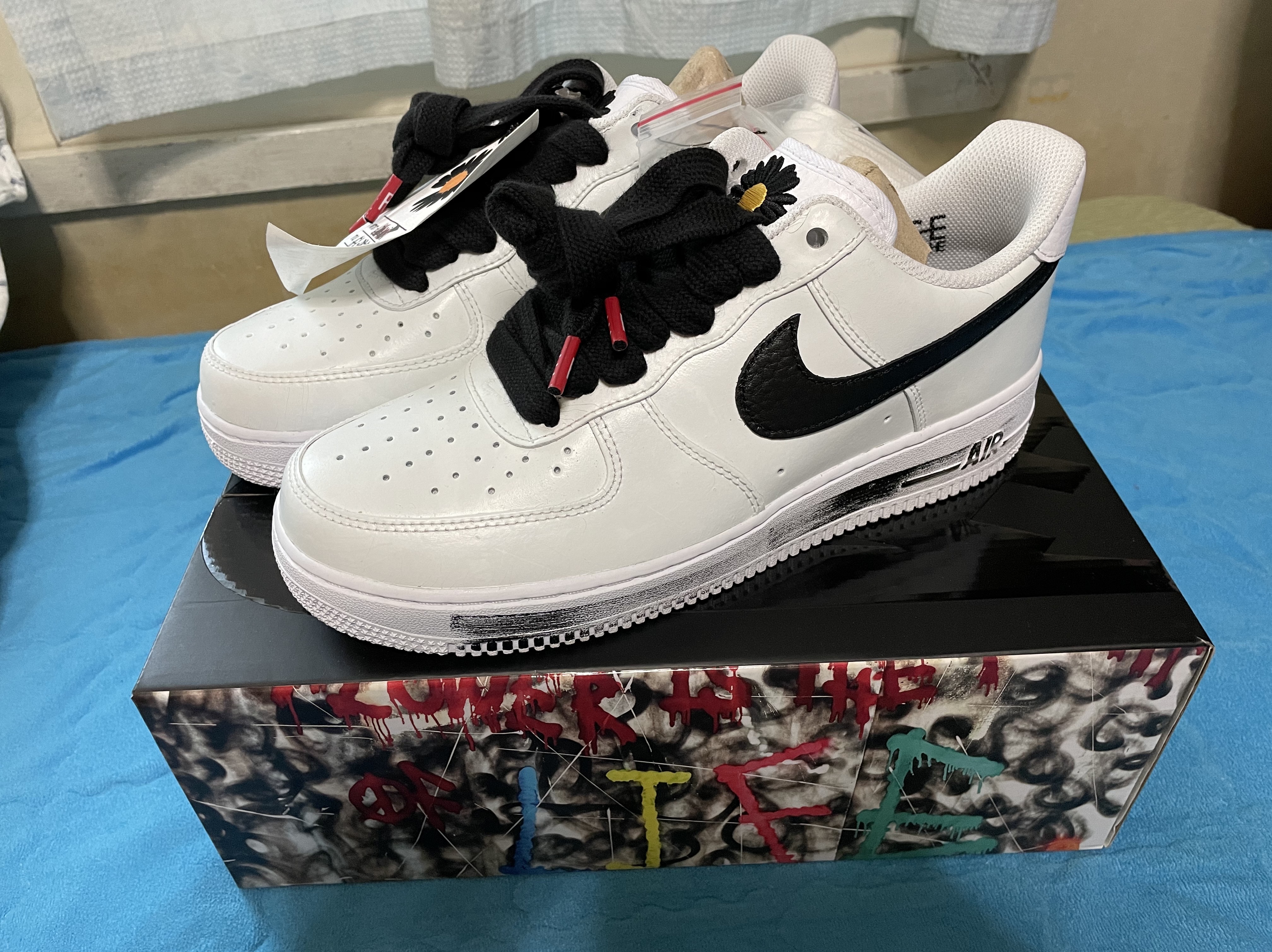 Nike x Peaceminusone Air Force 1 Low Para-Noise 2.0 착용 스타일 - 1