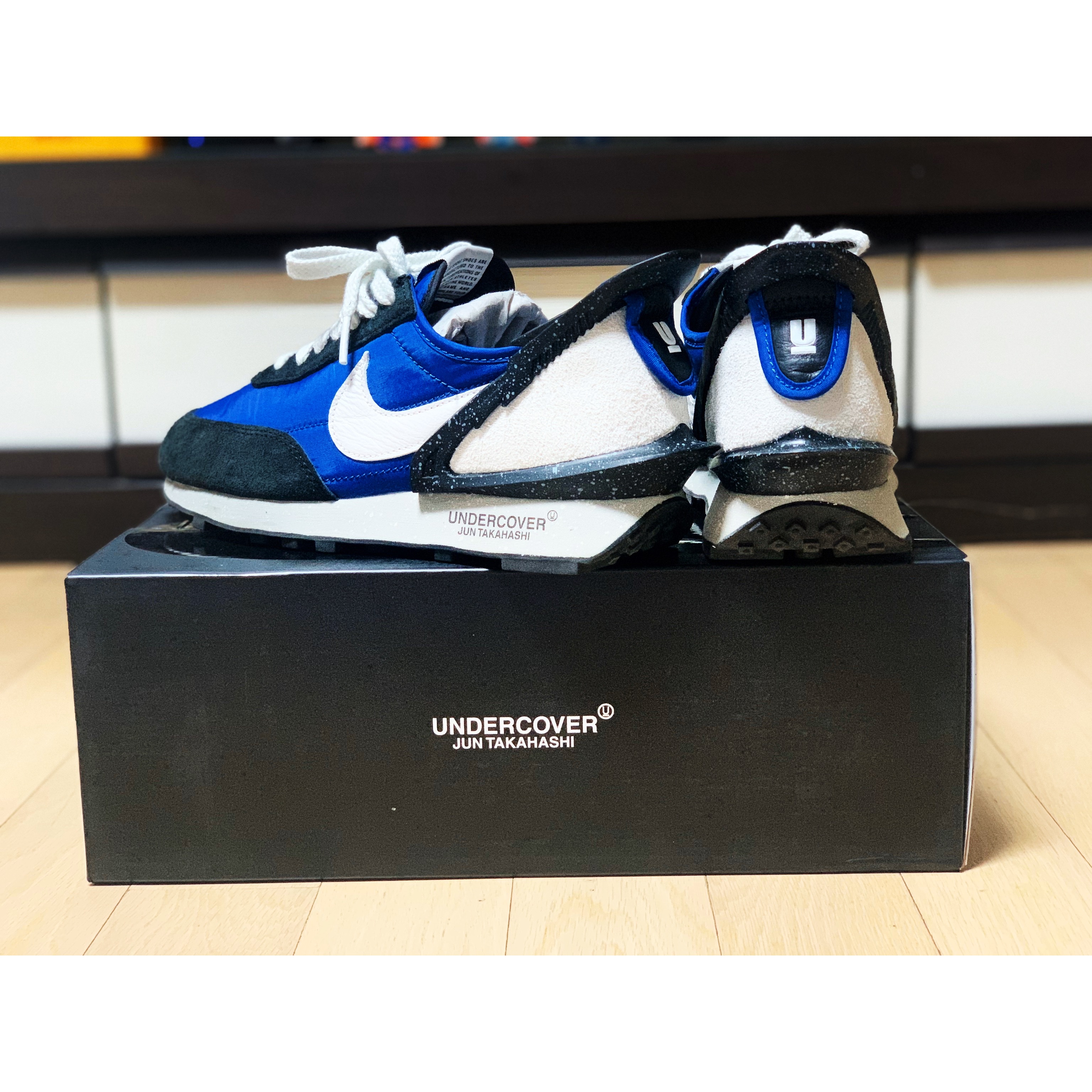Nike x Undercover Daybreak Bright Citron, Nike x Undercover Daybreak Blue Jay 착용 스타일 - 2