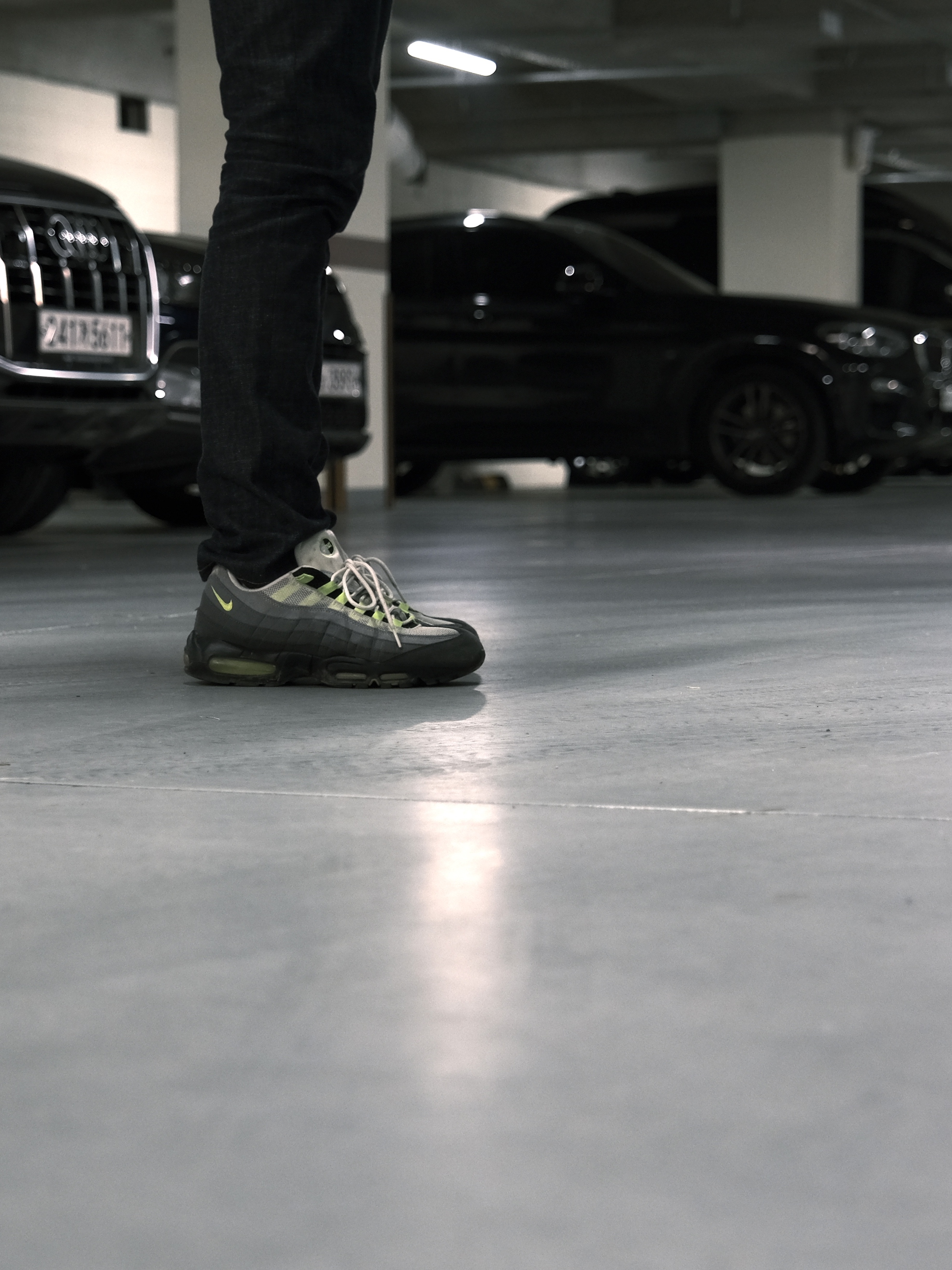 Nike x Denham Air Max 95 Volt 착용 스타일