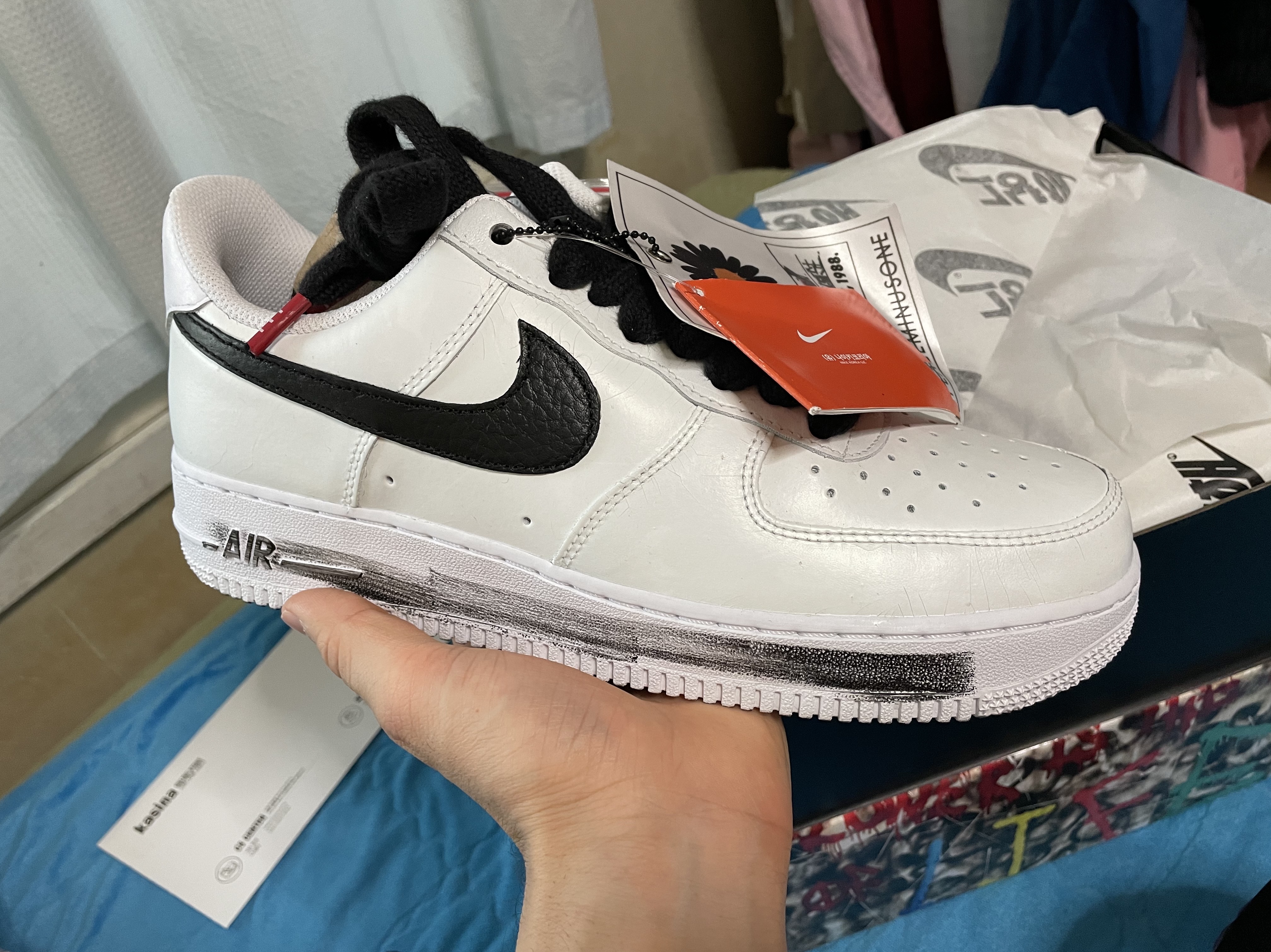 Nike x Peaceminusone Air Force 1 Low Para-Noise 2.0 착용 스타일 - 2
