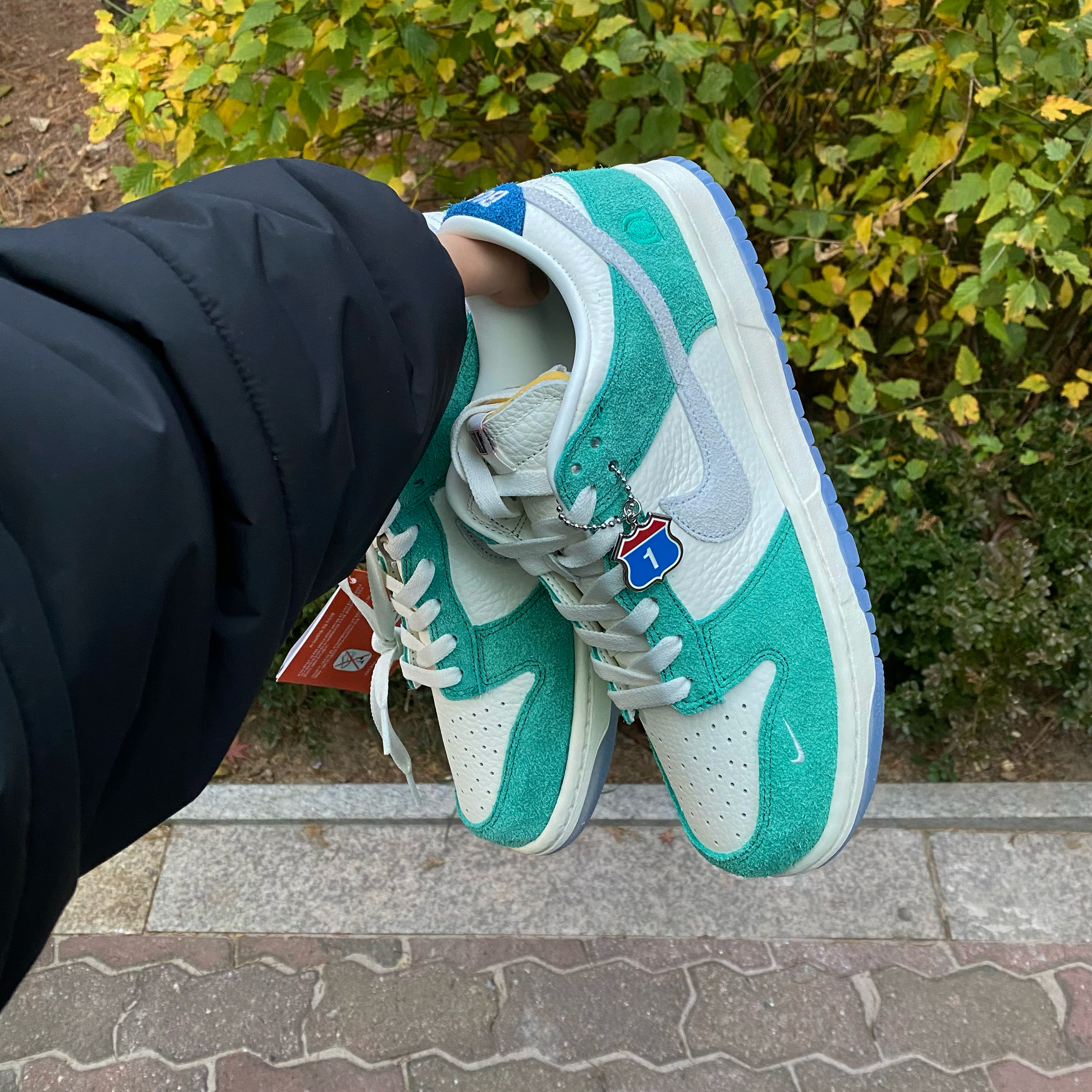 Nike x Kasina Dunk Low Road Sign - Kasina Exclusive 착용 스타일