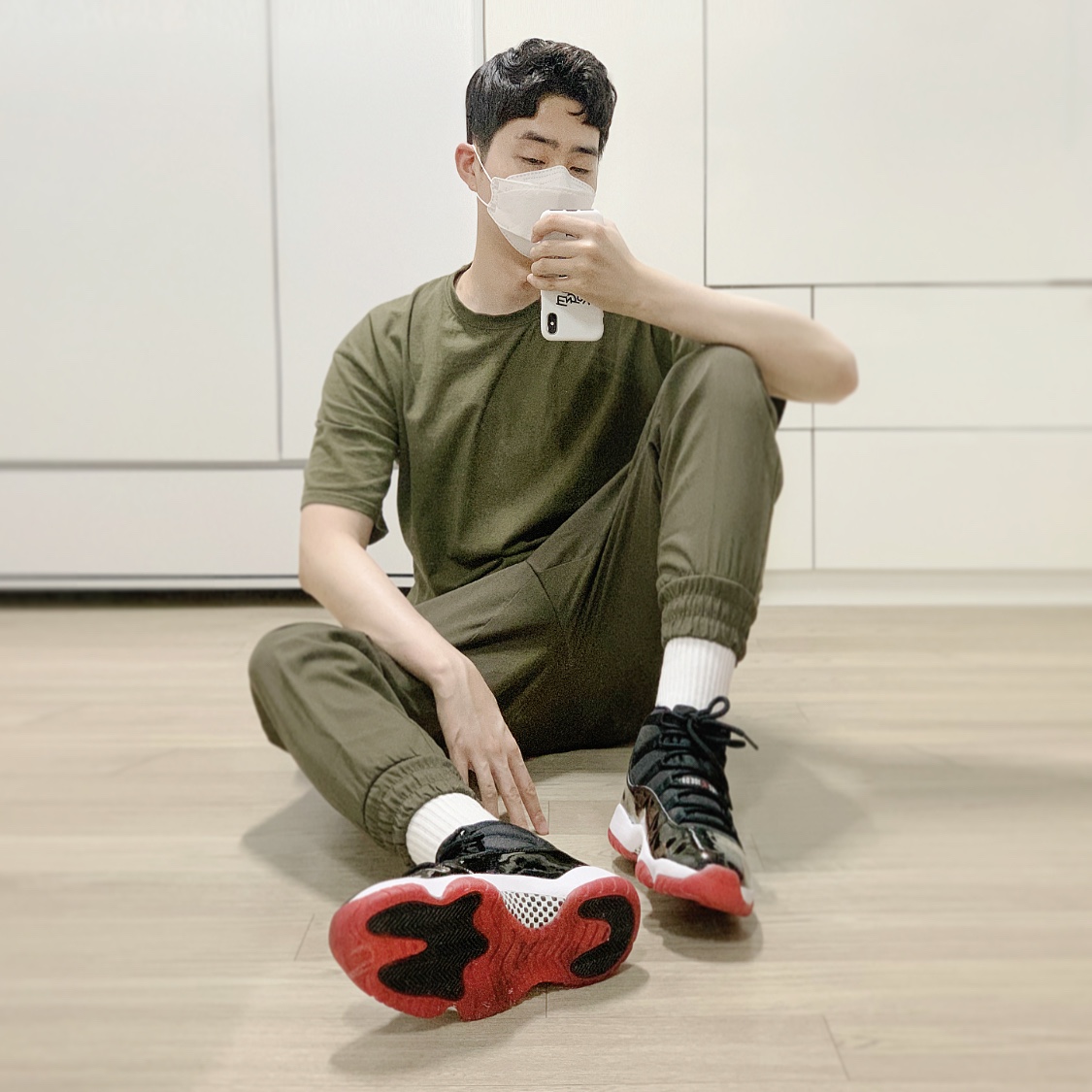 Jordan 11 Retro Bred 2019 착용 스타일