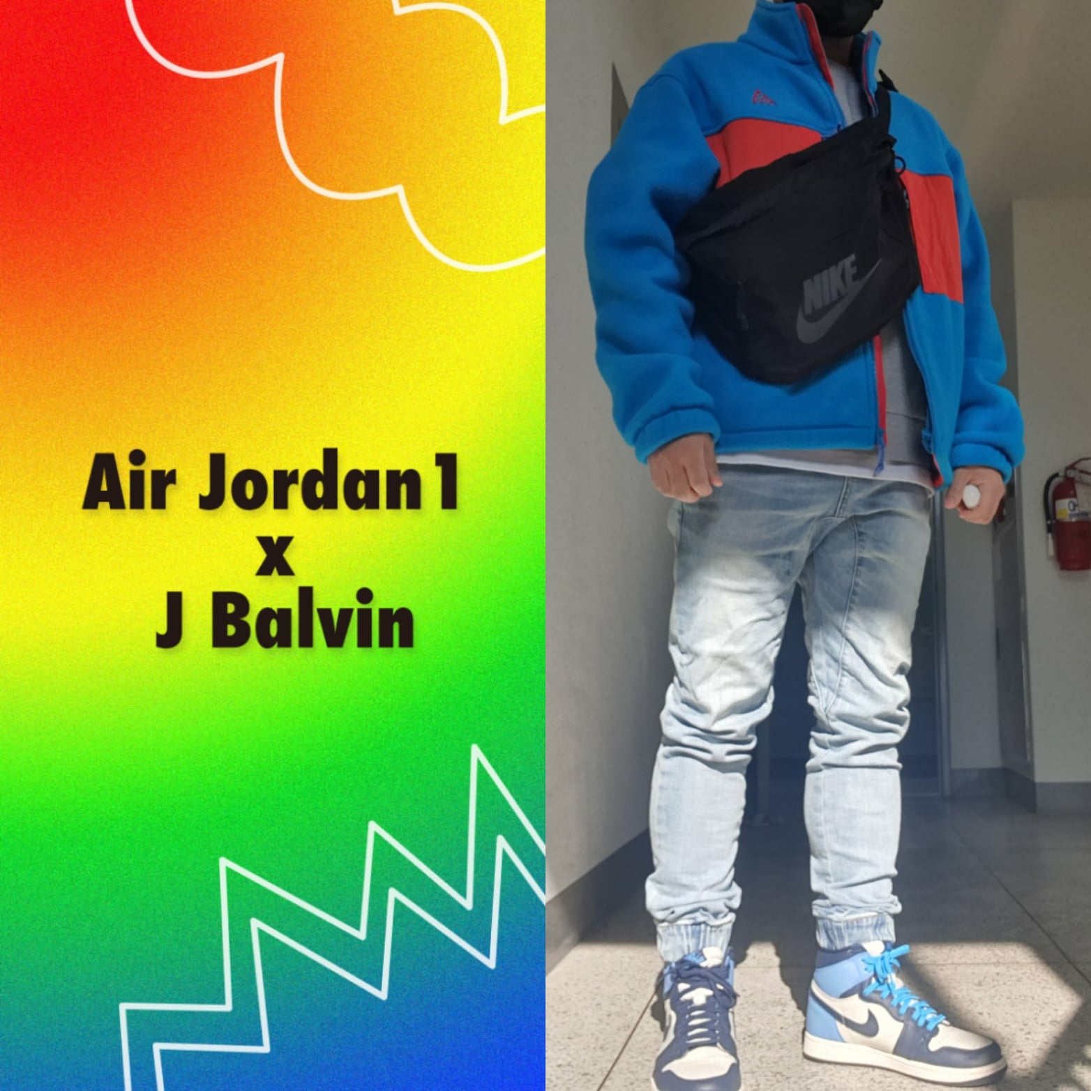 Jordan 1 Retro High Obsidian UNC, Jordan 1 x J Balvin Retro High OG 착용 스타일