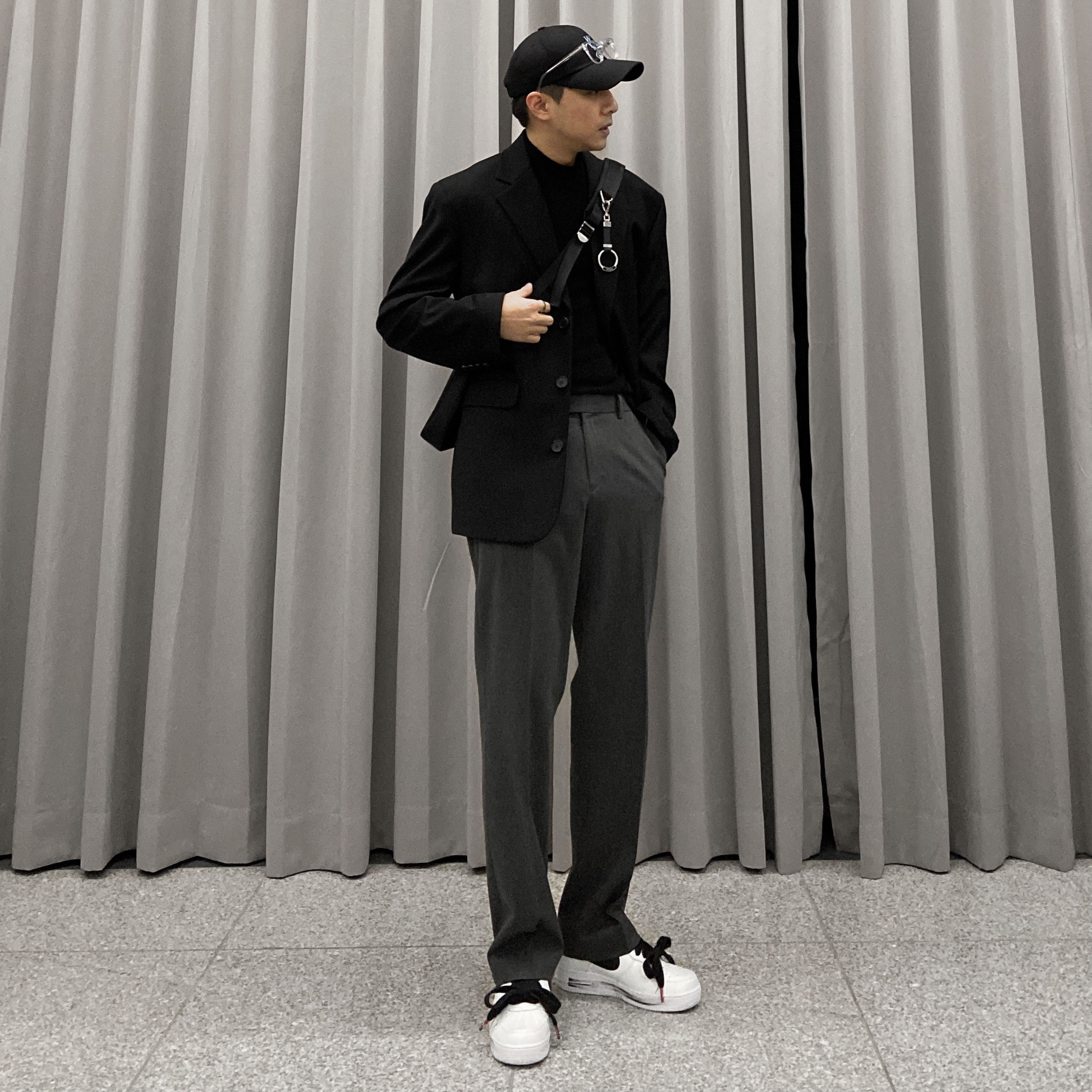 Nike x Peaceminusone Air Force 1 Low Para-Noise 2.0 착용 스타일 - 1