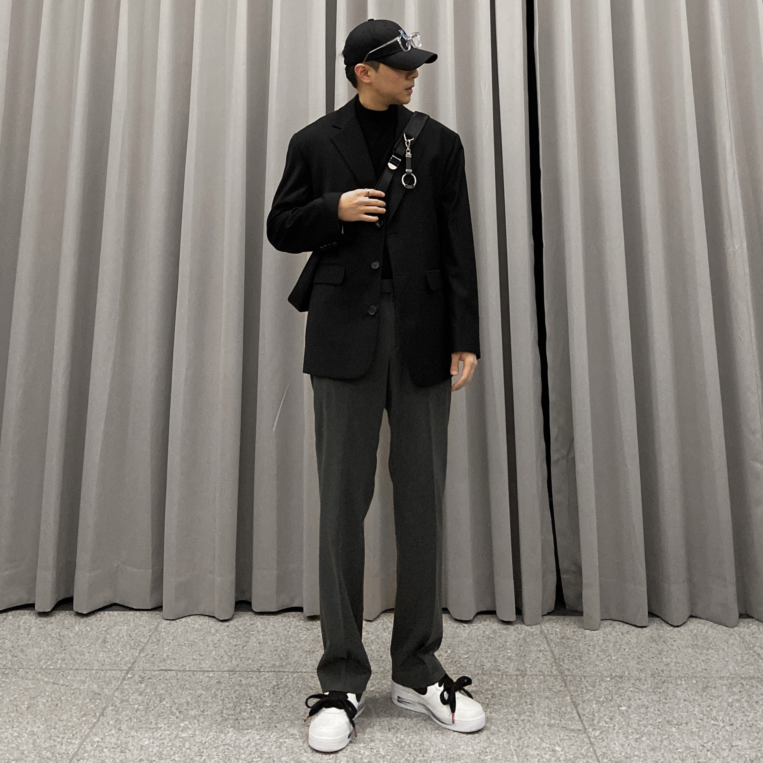 Nike x Peaceminusone Air Force 1 Low Para-Noise 2.0 착용 스타일 - 2