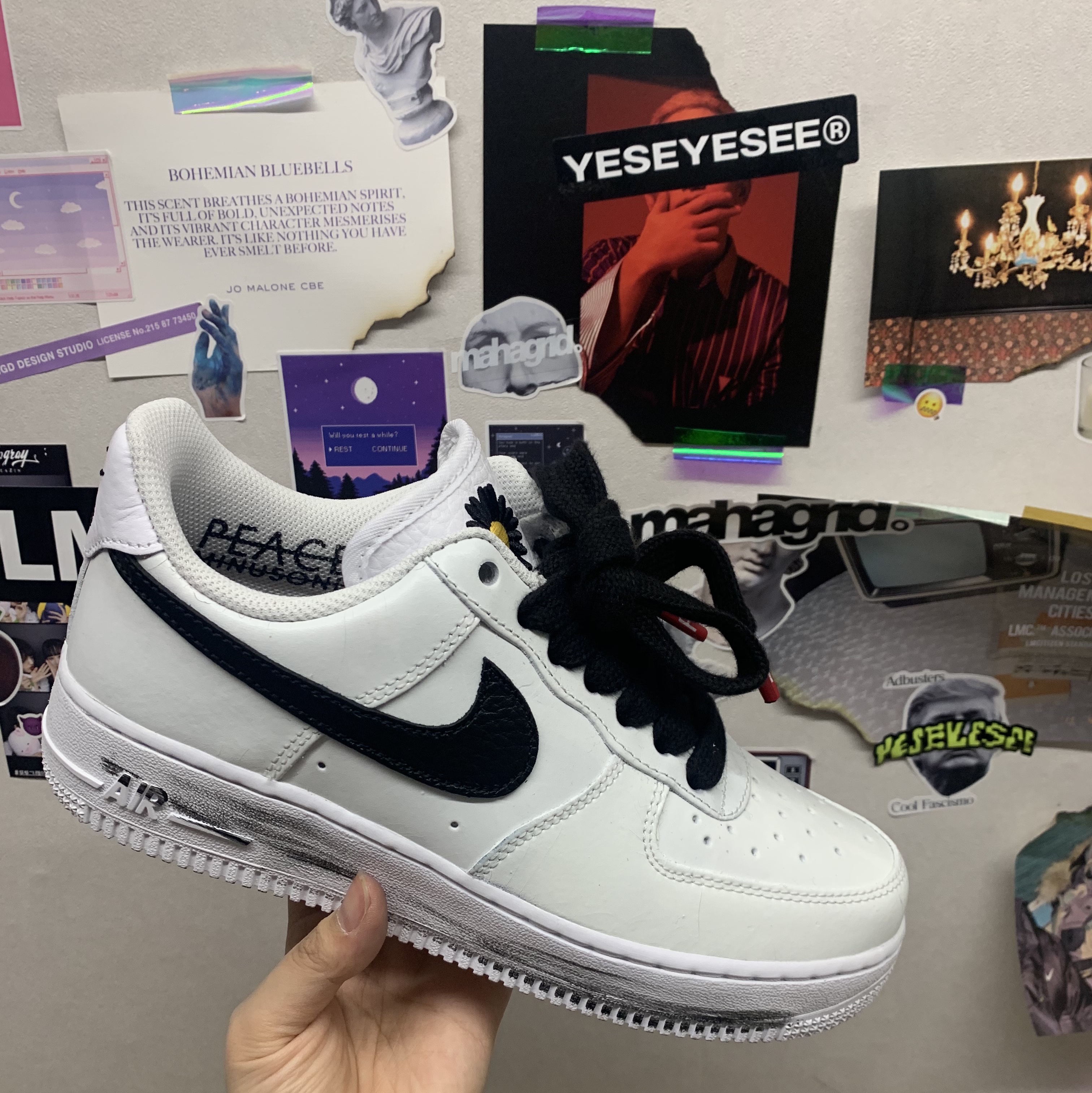 Nike x Peaceminusone Air Force 1 Low Para-Noise 2.0 착용 스타일