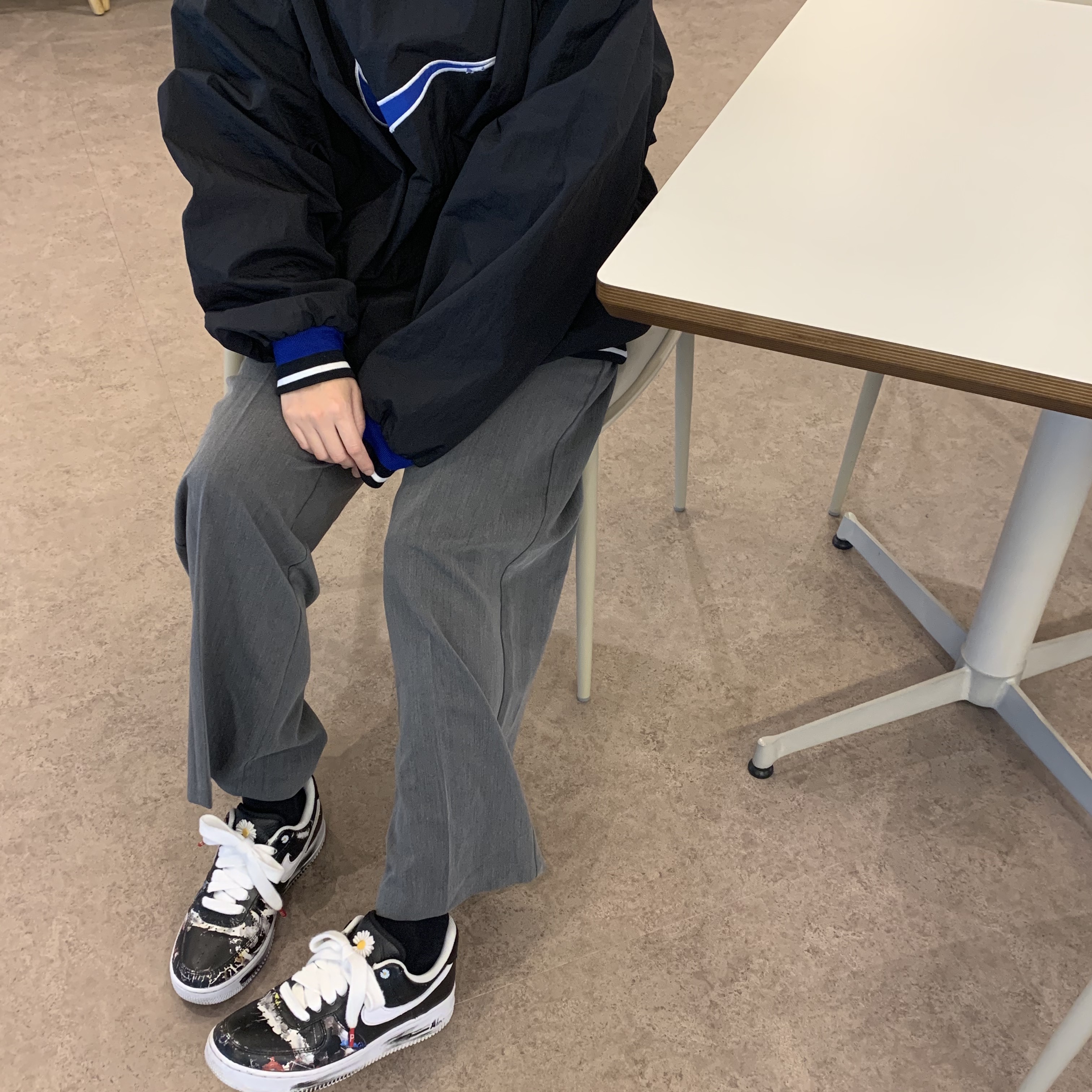 Nike x Peaceminusone Air Force 1 Low Para-Noise 착용 스타일