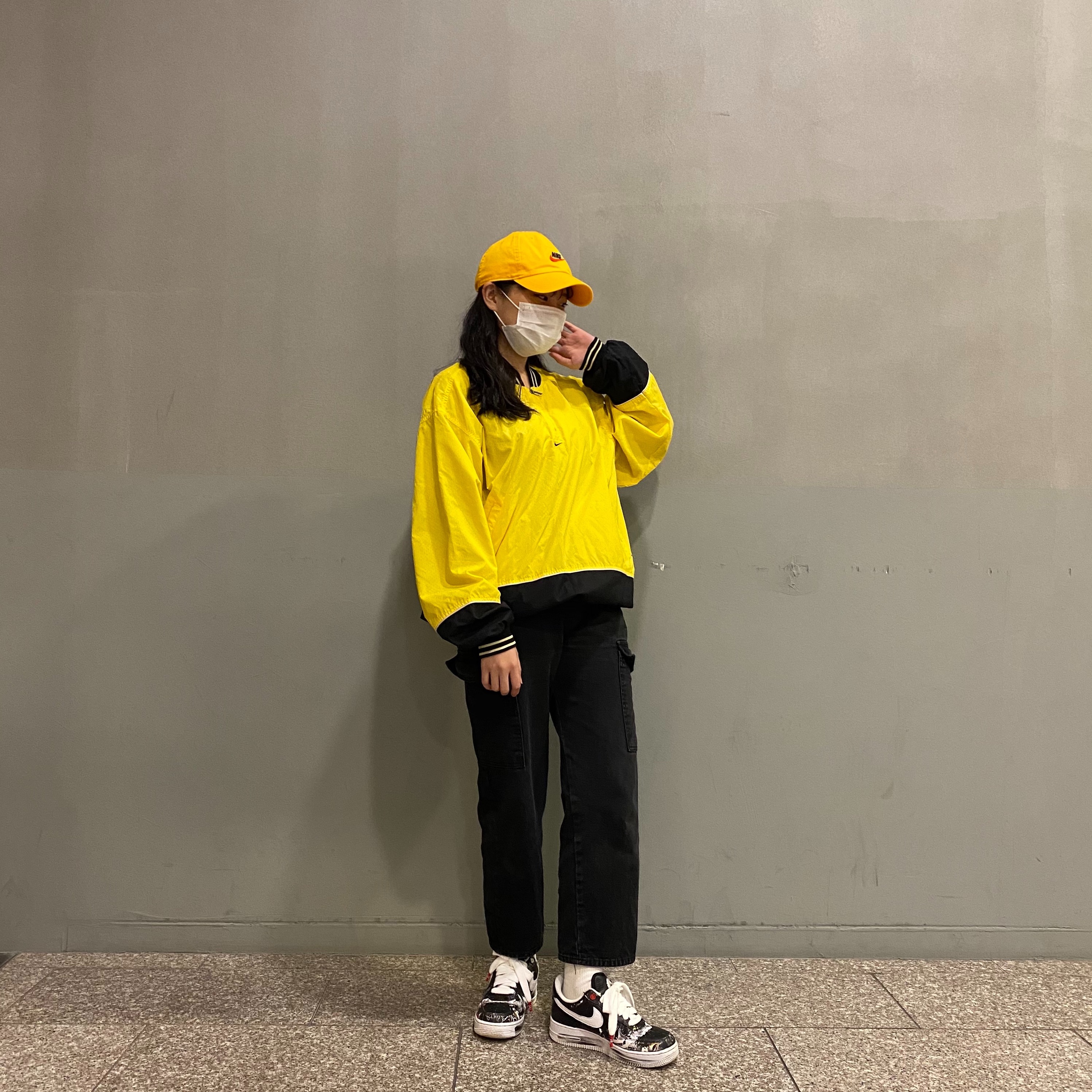 Nike x Peaceminusone Air Force 1 Low Para-Noise 착용 스타일