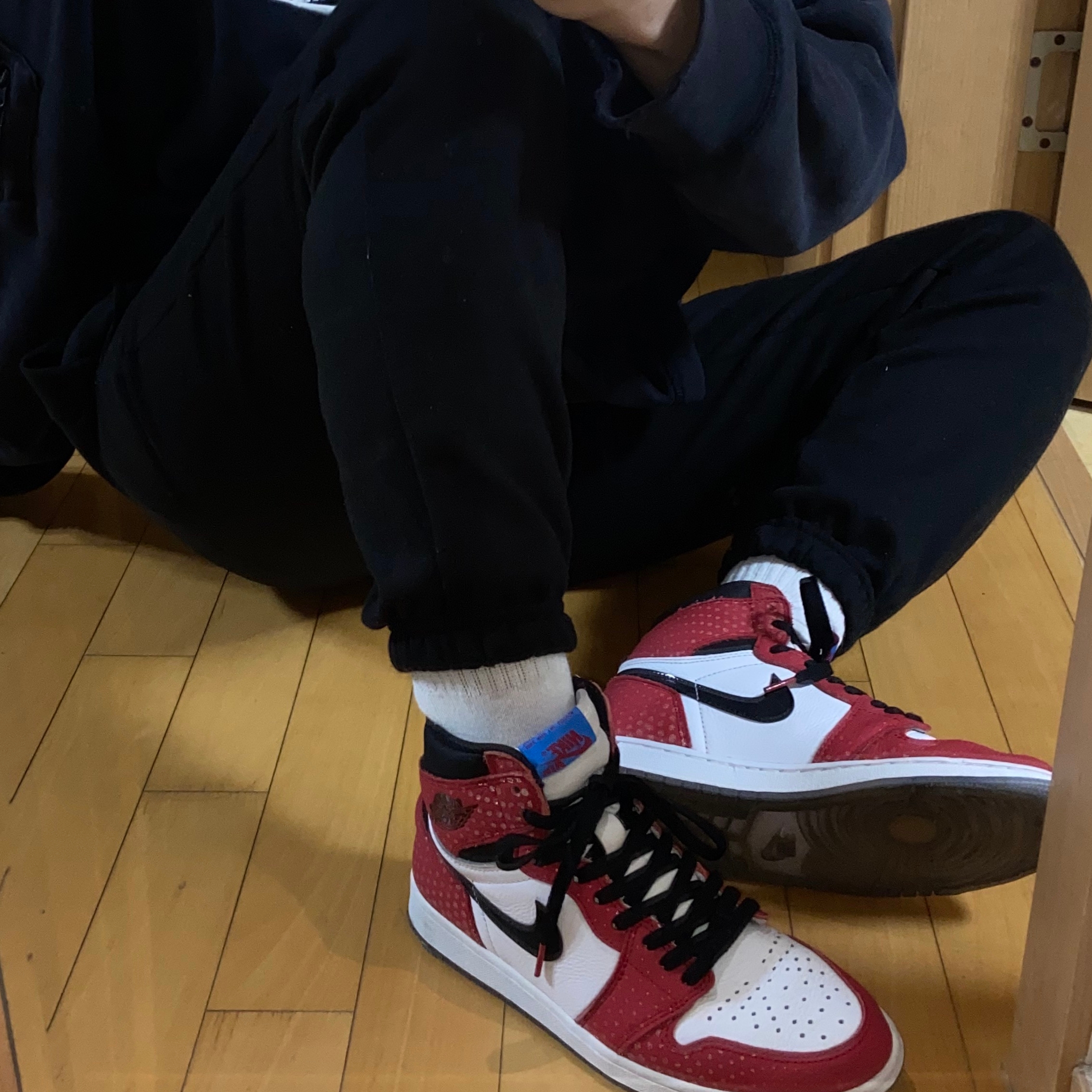 Jordan 1 Retro High Spider-Man Origin Story 착용 스타일