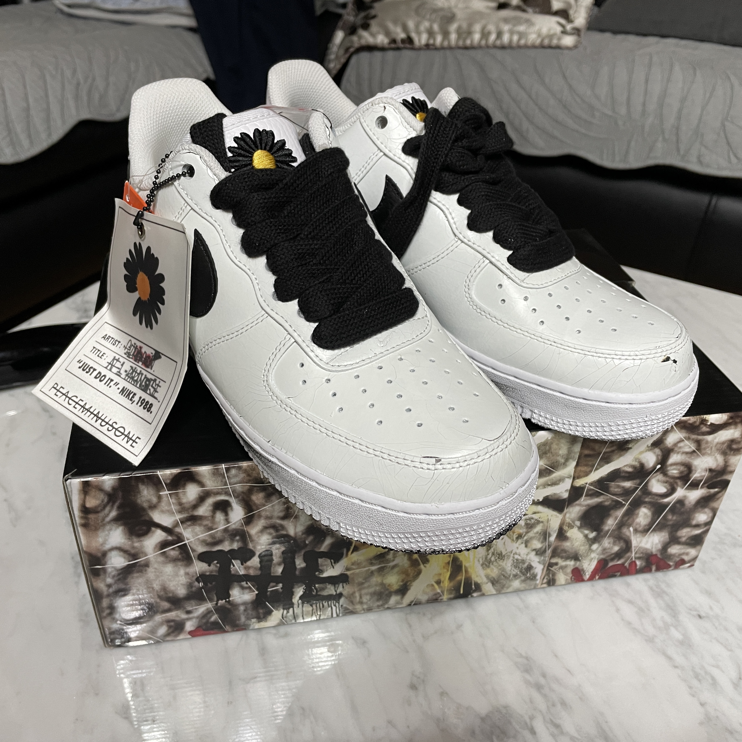 Nike x Peaceminusone Air Force 1 Low Para-Noise 2.0 착용 스타일 - 2