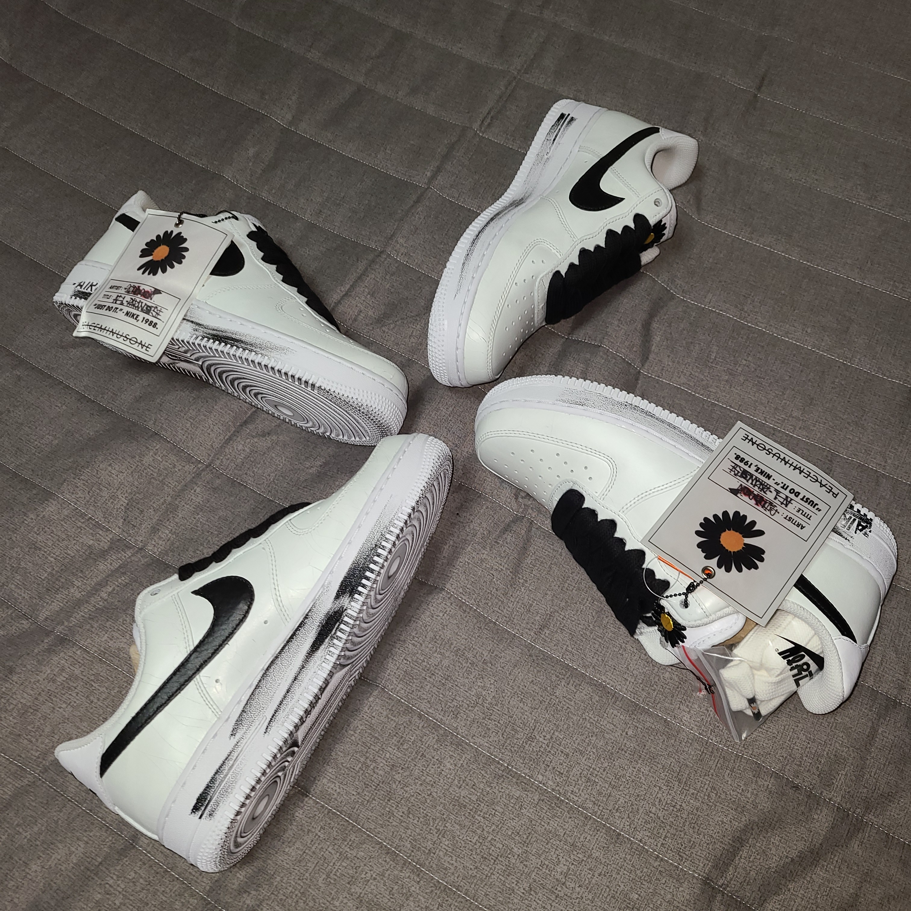 Nike x Peaceminusone Air Force 1 Low Para-Noise 2.0 착용 스타일