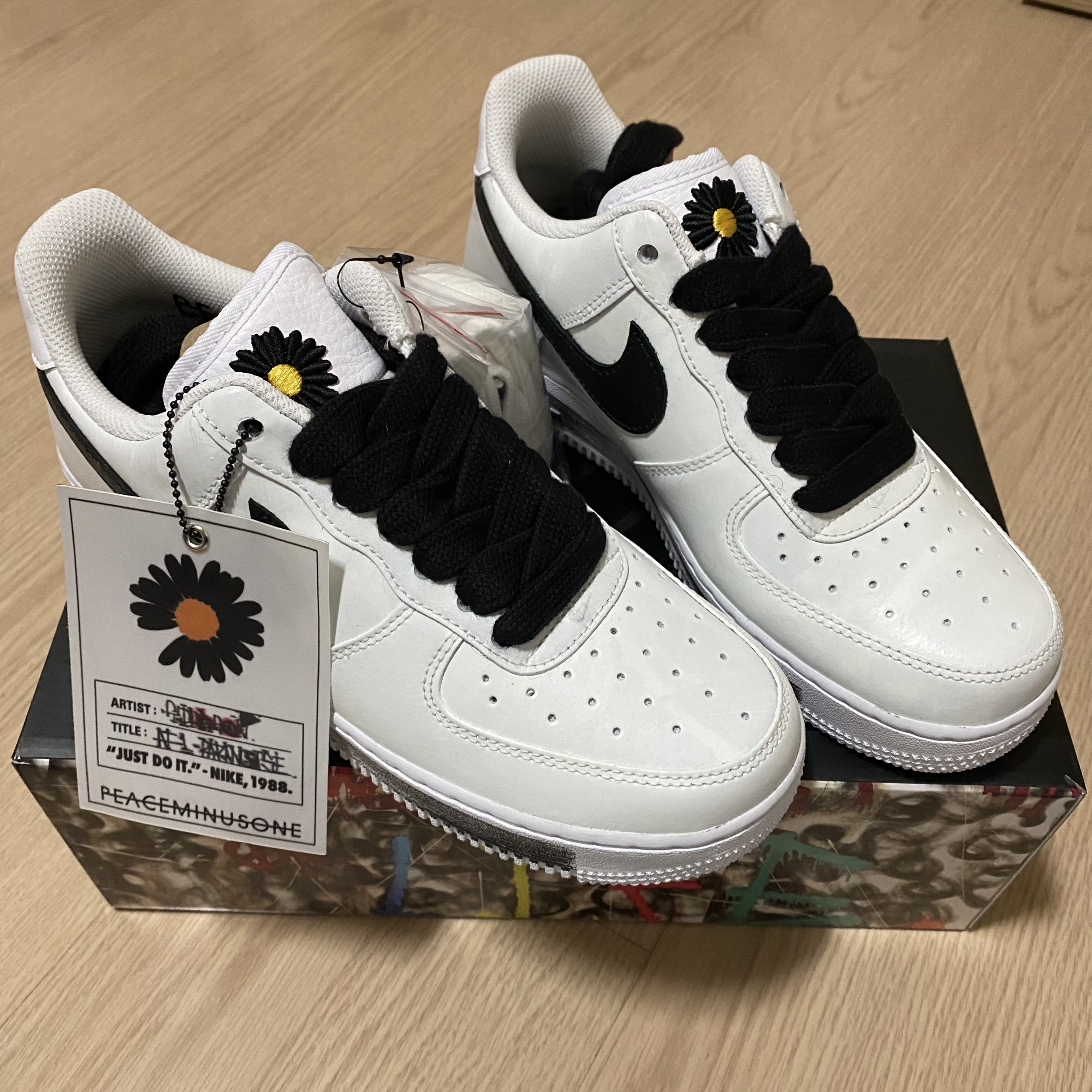Nike x Peaceminusone Air Force 1 Low Para-Noise 2.0 착용 스타일