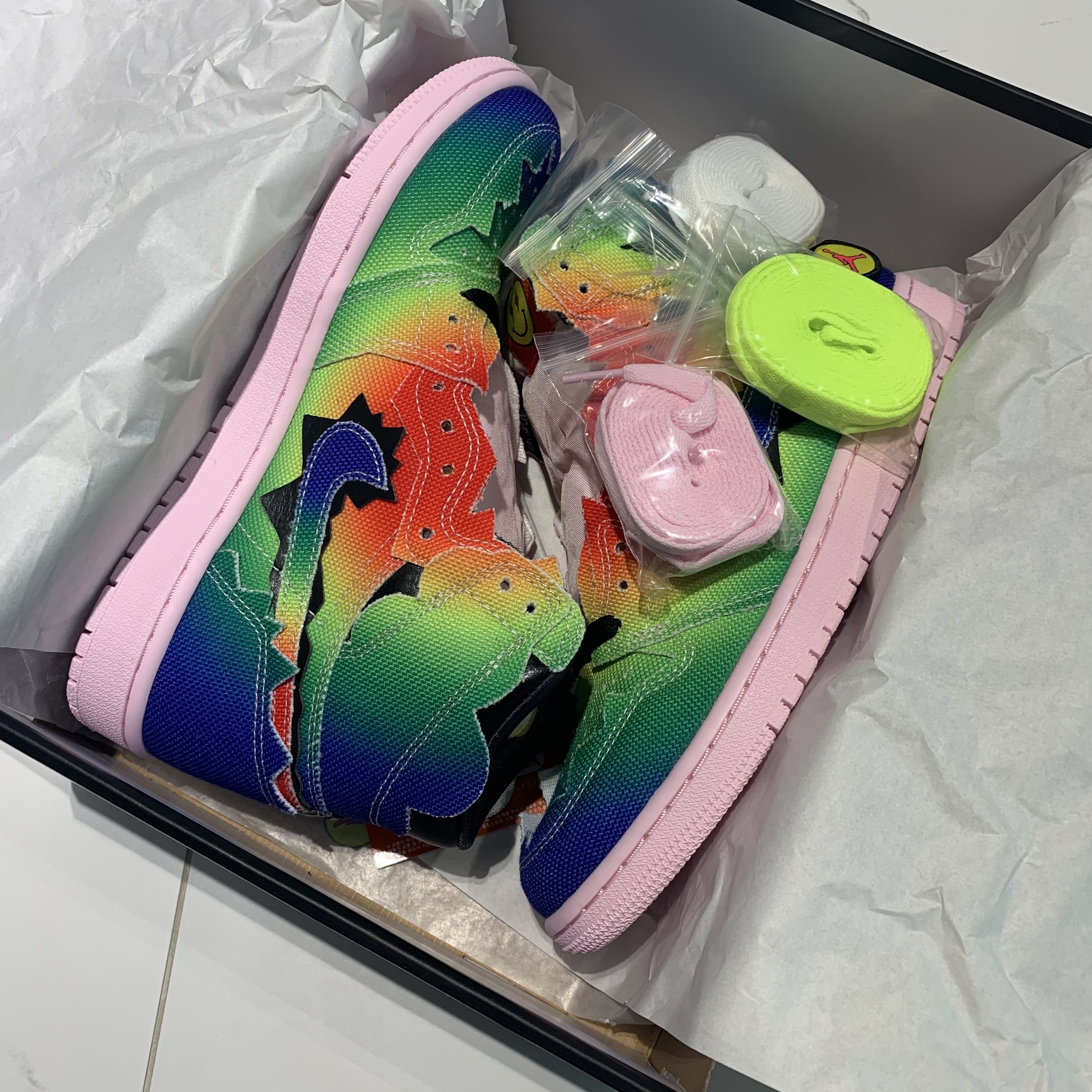 Jordan 1 x J Balvin Retro High OG 착용 스타일 - 3