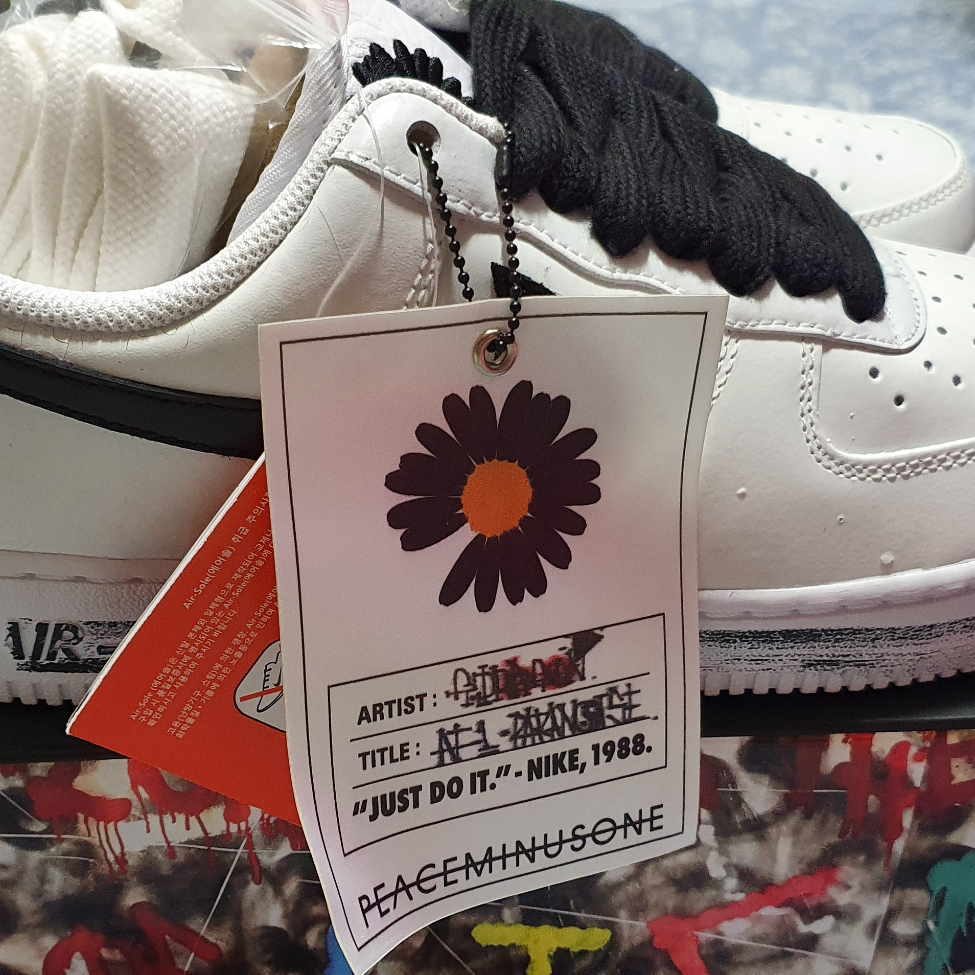 Nike x Peaceminusone Air Force 1 Low Para-Noise 2.0 착용 스타일
