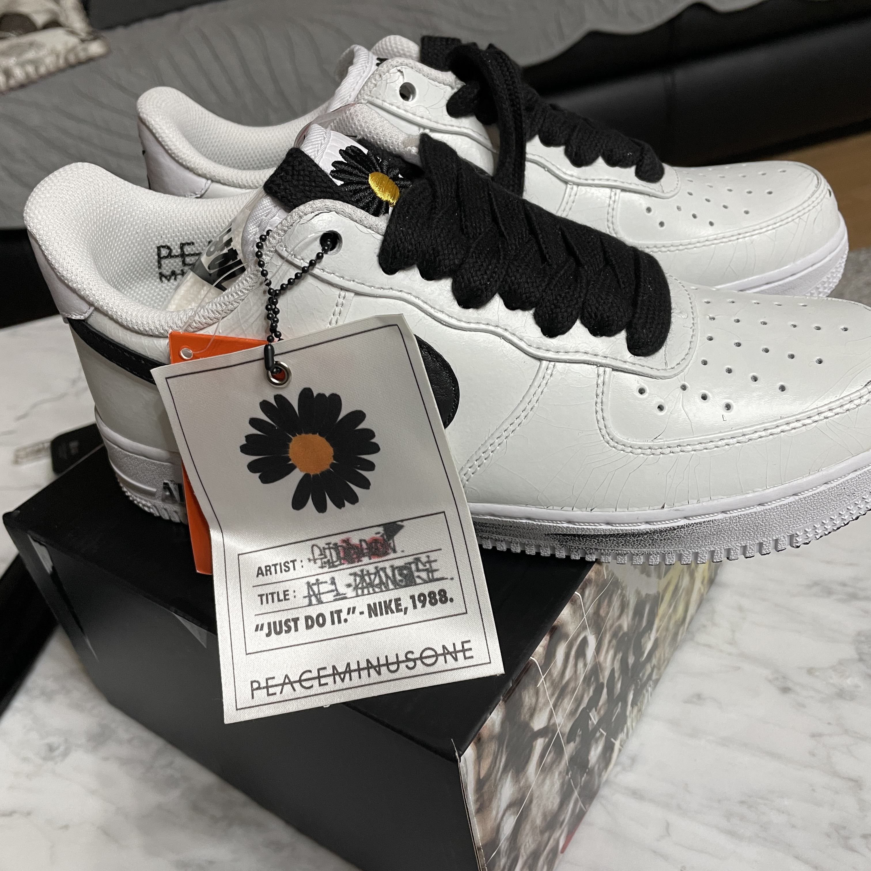 Nike x Peaceminusone Air Force 1 Low Para-Noise 2.0 착용 스타일 - 1