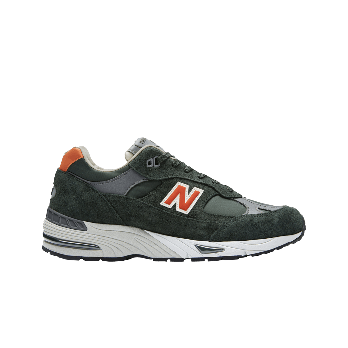 뉴발란스 991 메이드 인 UK 포레스트 그린 오렌지