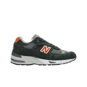 New Balance 991 Made in UK Forest Green Orange