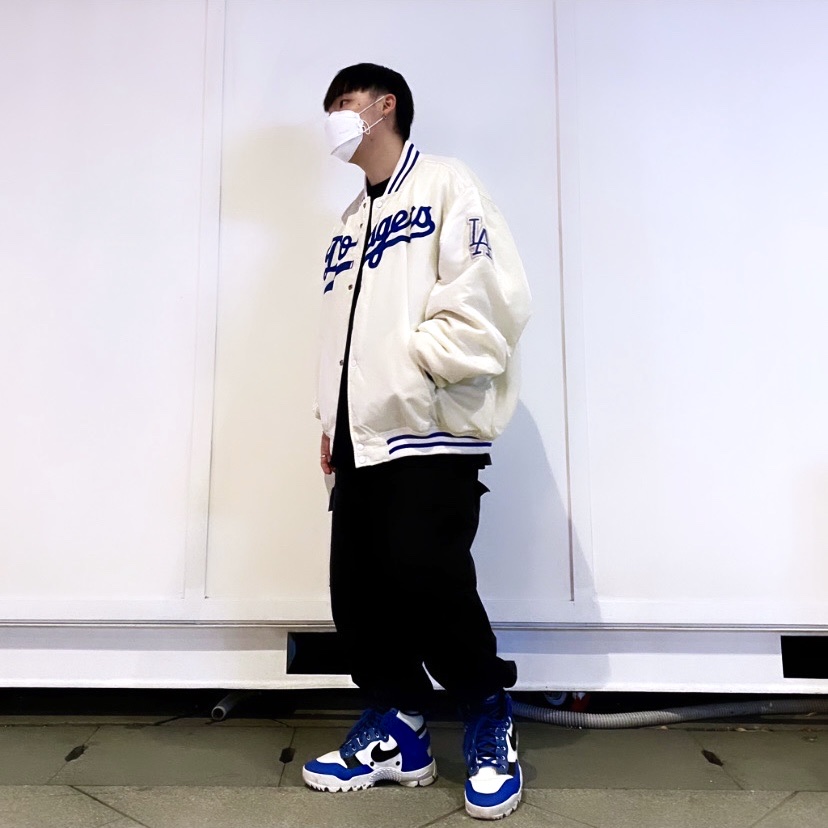 Nike x Undercover SFB Jungle Dunk White 착용 스타일 - 1
