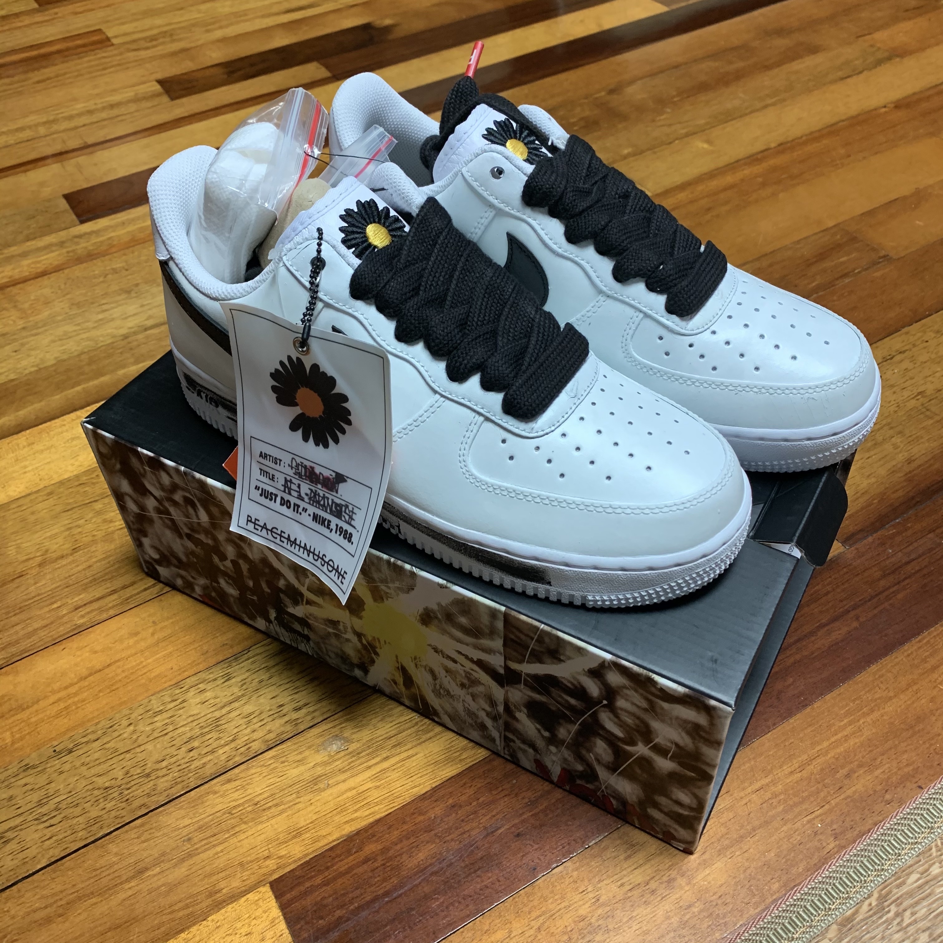 Nike x Peaceminusone Air Force 1 Low Para-Noise 2.0 착용 스타일