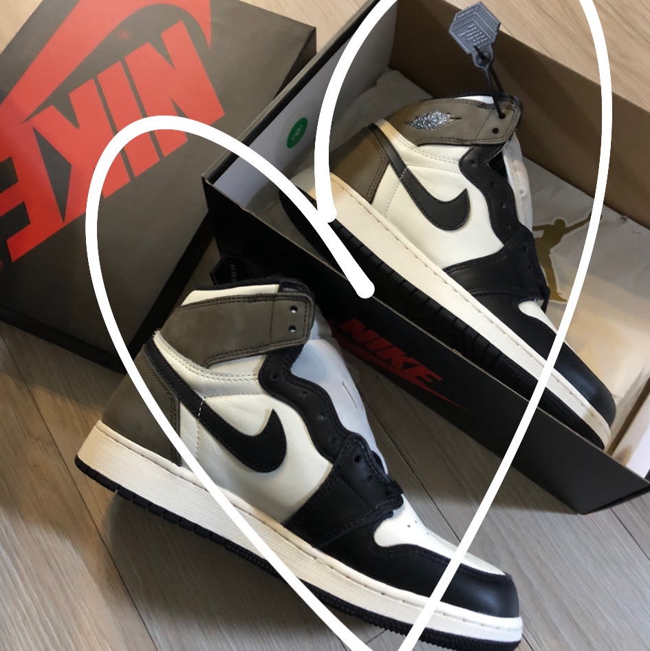 (GS) Jordan 1 Retro High OG Black Mocha 착용 스타일
