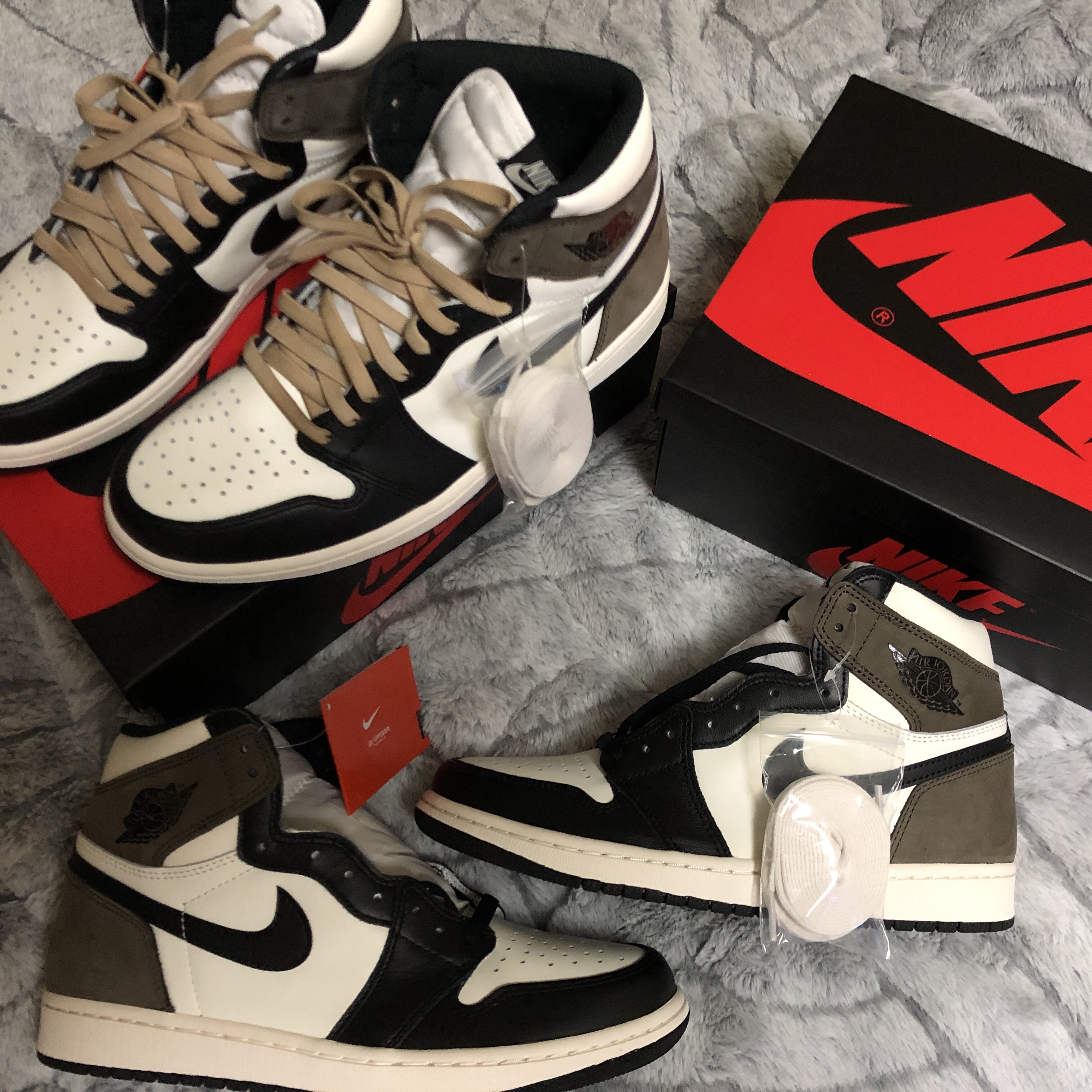 Jordan 1 Retro High OG Black Mocha 착용 스타일