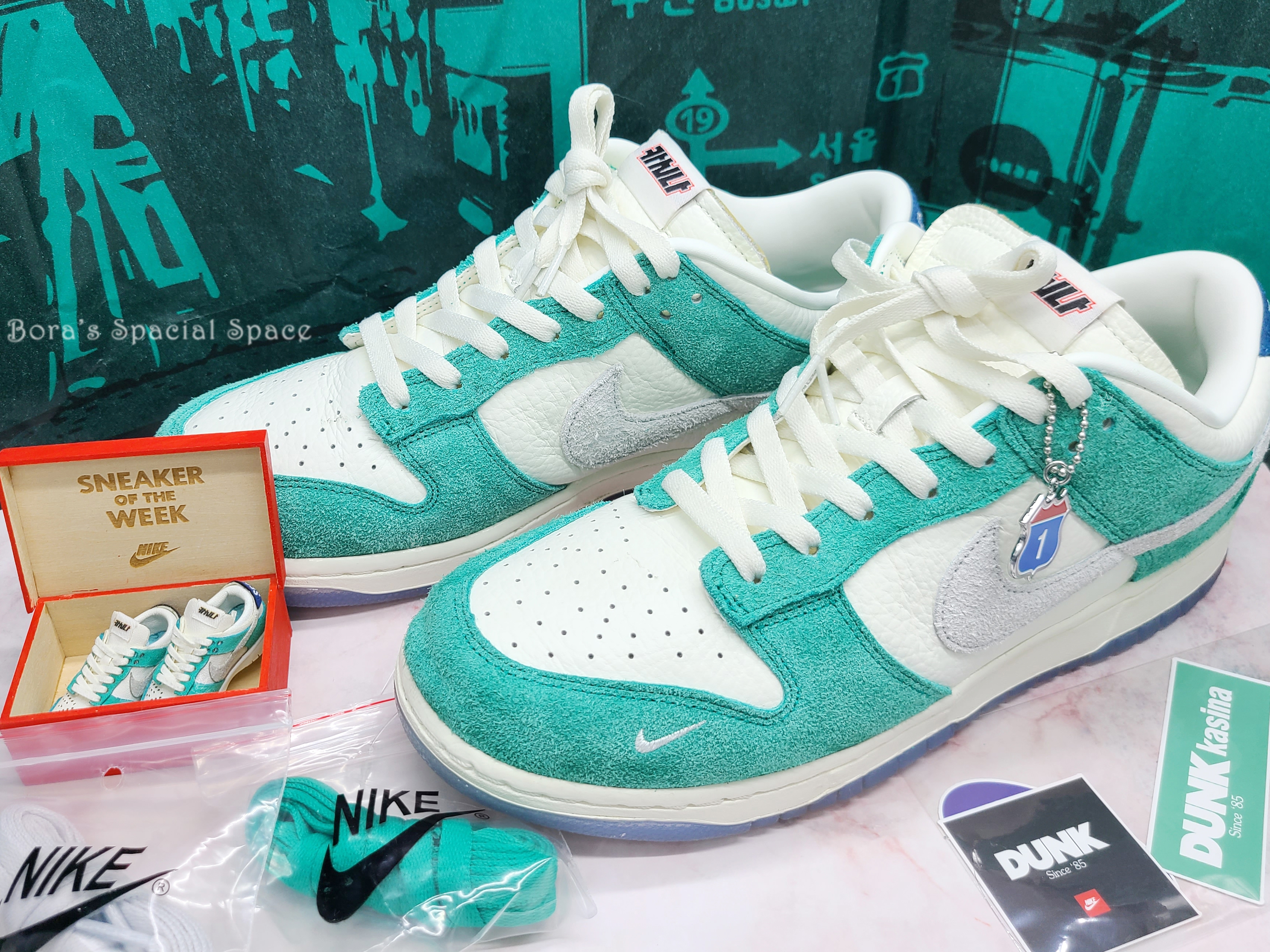 Nike x Kasina Dunk Low Road Sign - Kasina Exclusive 착용 스타일