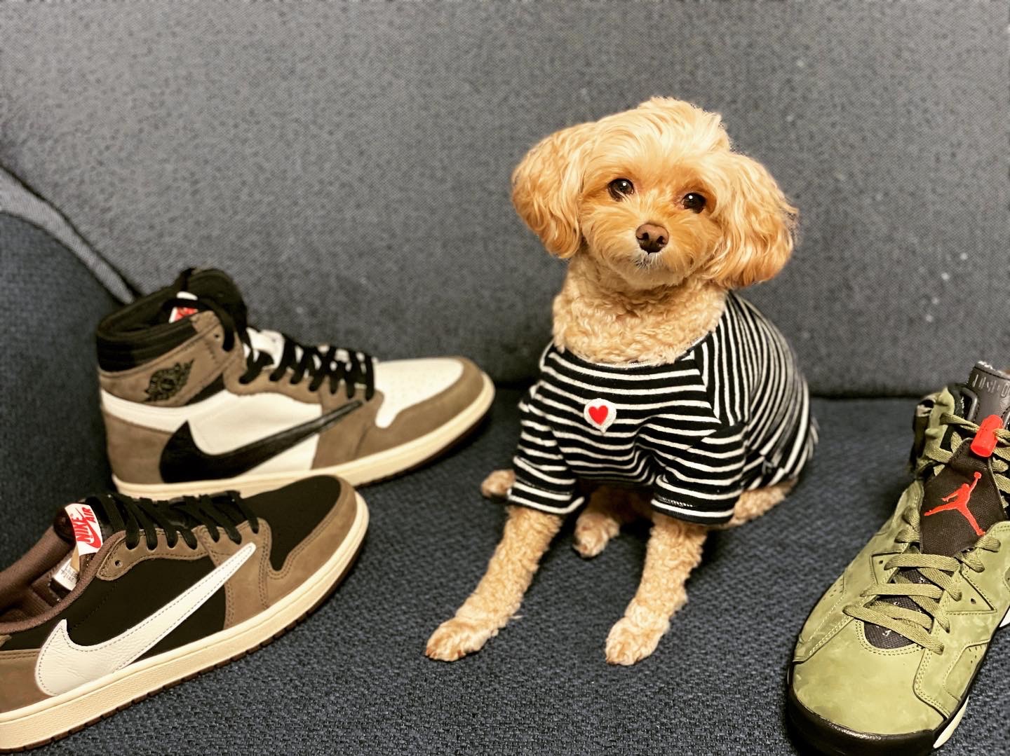 Jordan 1 x Travis Scott Retro High OG SP Mocha, Jordan 1 x Travis Scott Retro Low OG SP Mocha 착용 스타일