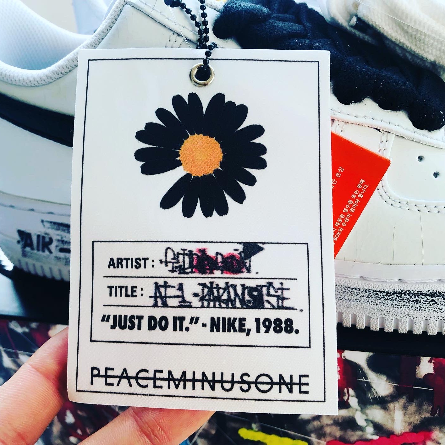 Nike x Peaceminusone Air Force 1 Low Para-Noise 2.0 착용 스타일 - 5