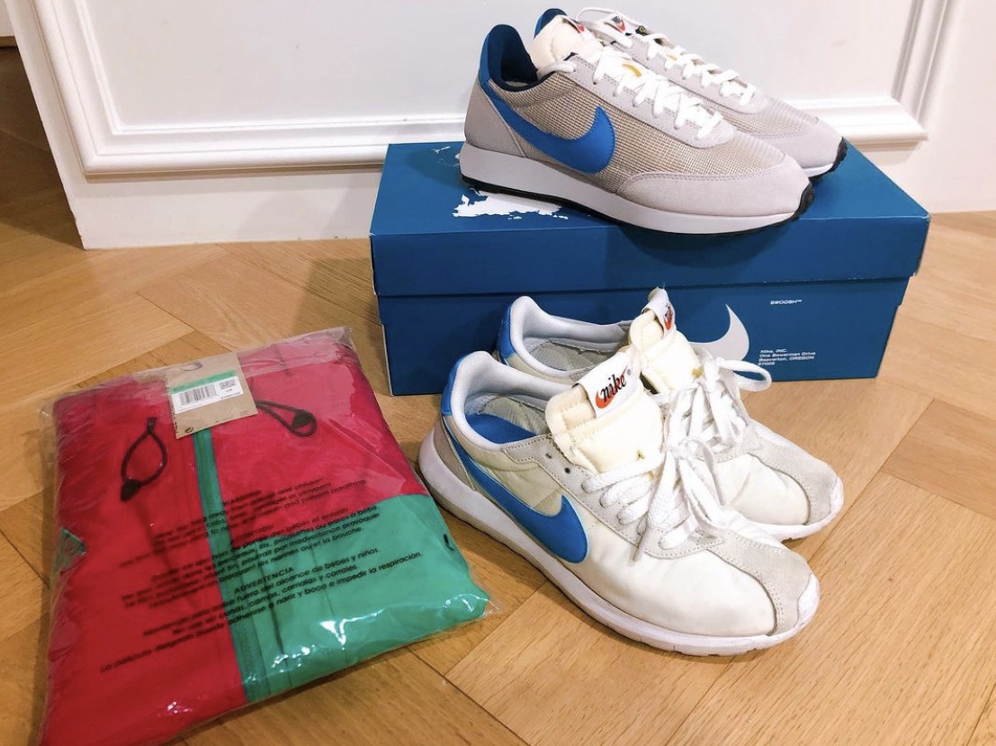 Nike Air Tailwind 79 OG Vast Grey Light Photo Blue 착용 스타일