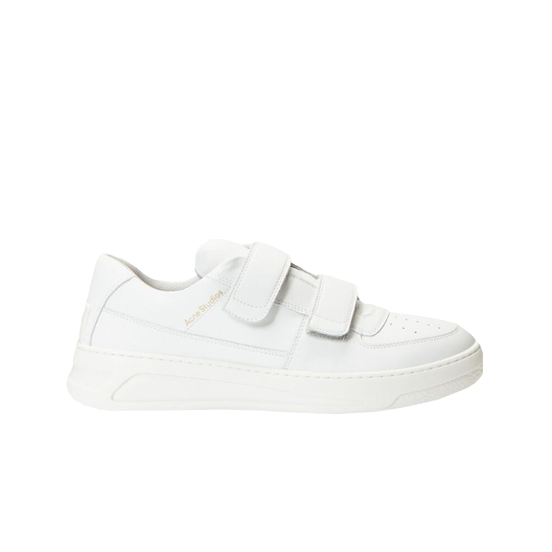 BD0111-BZW Acne Studios Perey Velcro Strap Sneakers Optic White