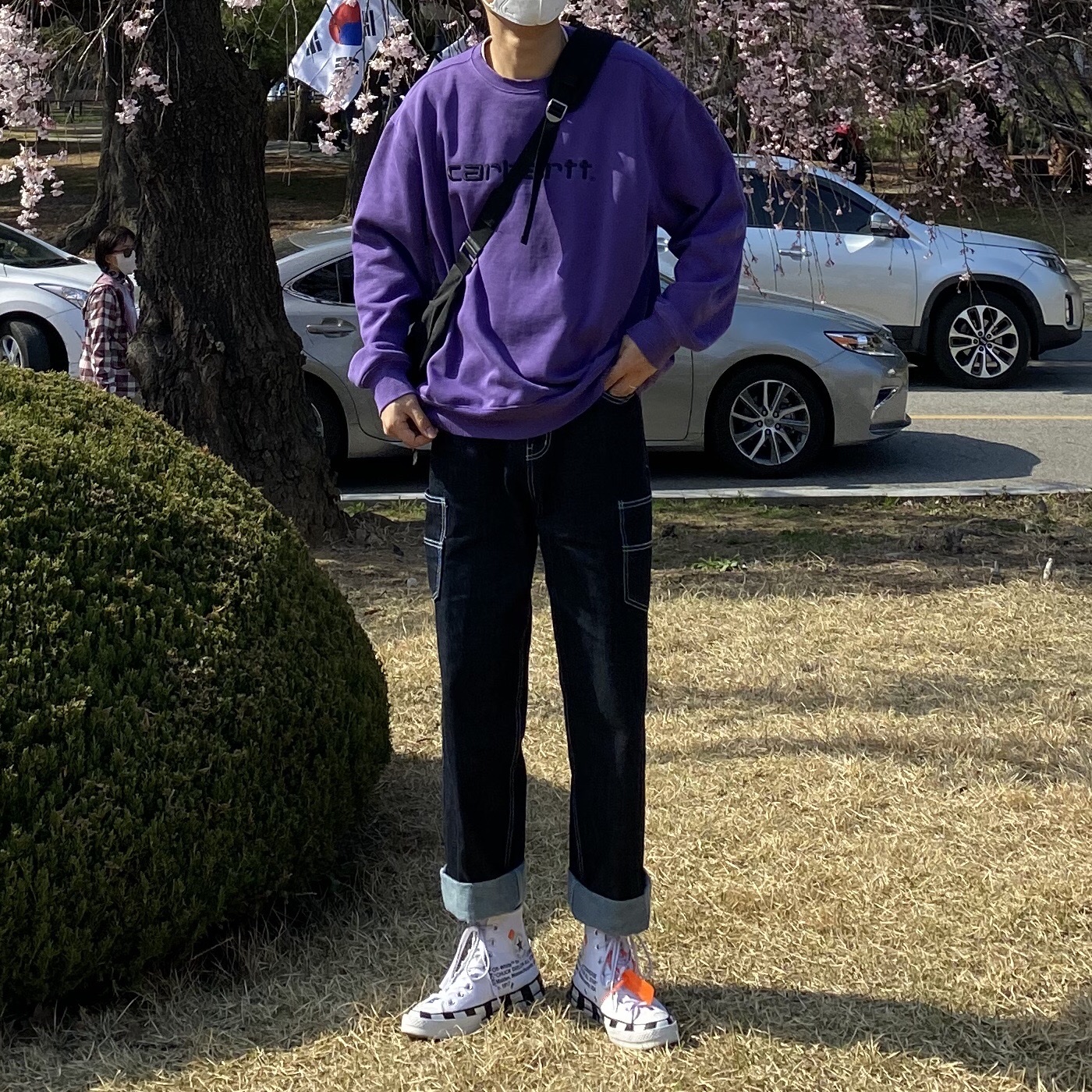 Converse x Off-White Chuck 70 High V2 2018 착용 스타일