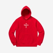 Supreme Cross Box Logo Hooded Sweatshirt Red - 20FW