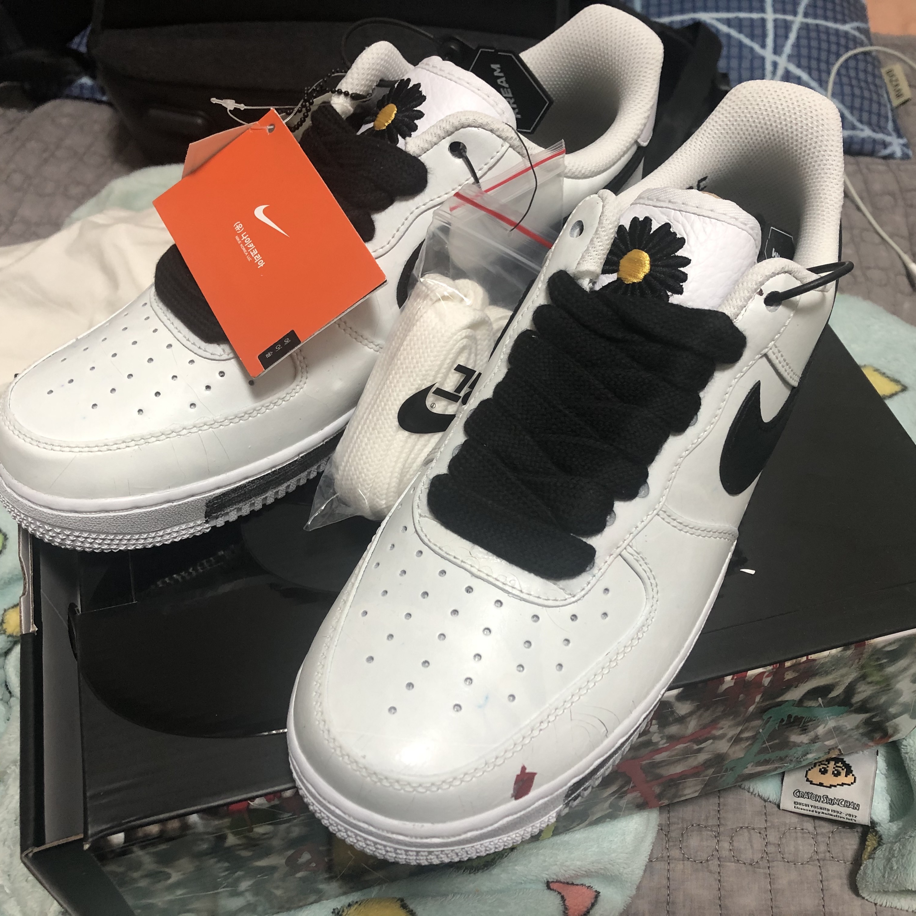 Nike x Peaceminusone Air Force 1 Low Para-Noise 2.0 착용 스타일 - 1