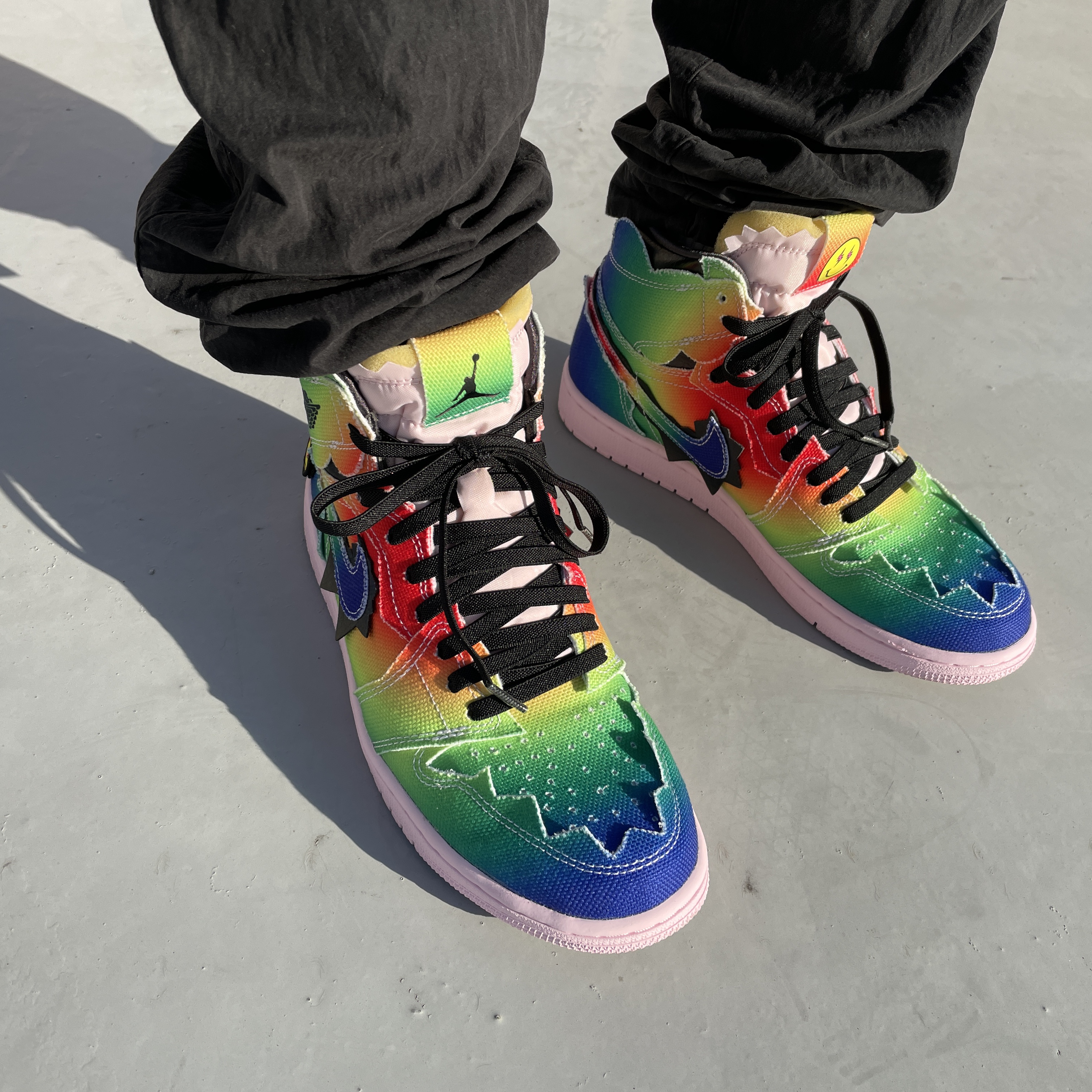 Jordan 1 x J Balvin Retro High OG 착용 스타일 - 2