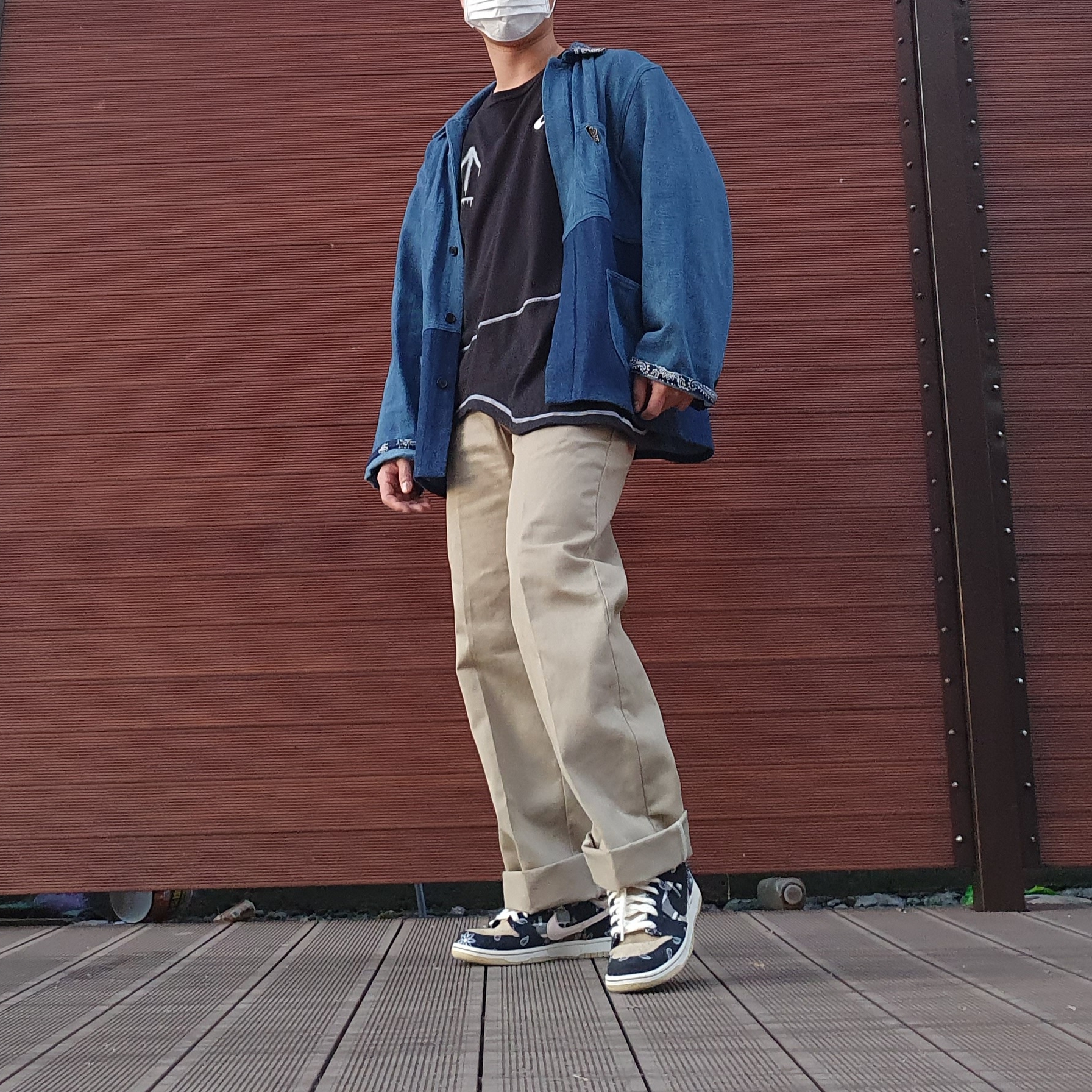 Nike x Travis Scott SB Dunk Low 착용 스타일