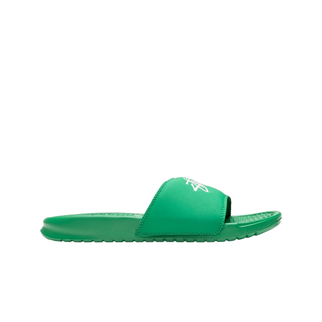 나이키 x 스투시 베나시 슬라이드 파인 그린(Nike x Stussy Benassi Slide Pine Green)