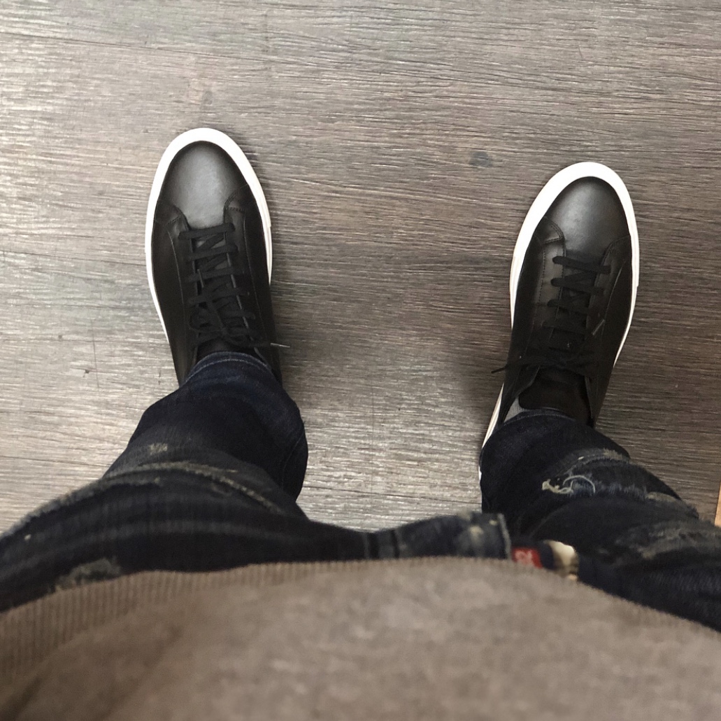 Common Projects Original Achilles Low Black 착용 스타일