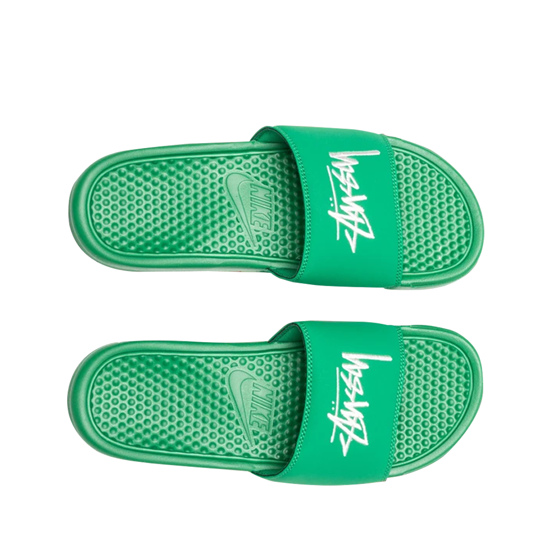 나이키 x 스투시 베나시 슬라이드 파인 그린(Nike x Stussy Benassi Slide Pine Green) - 2