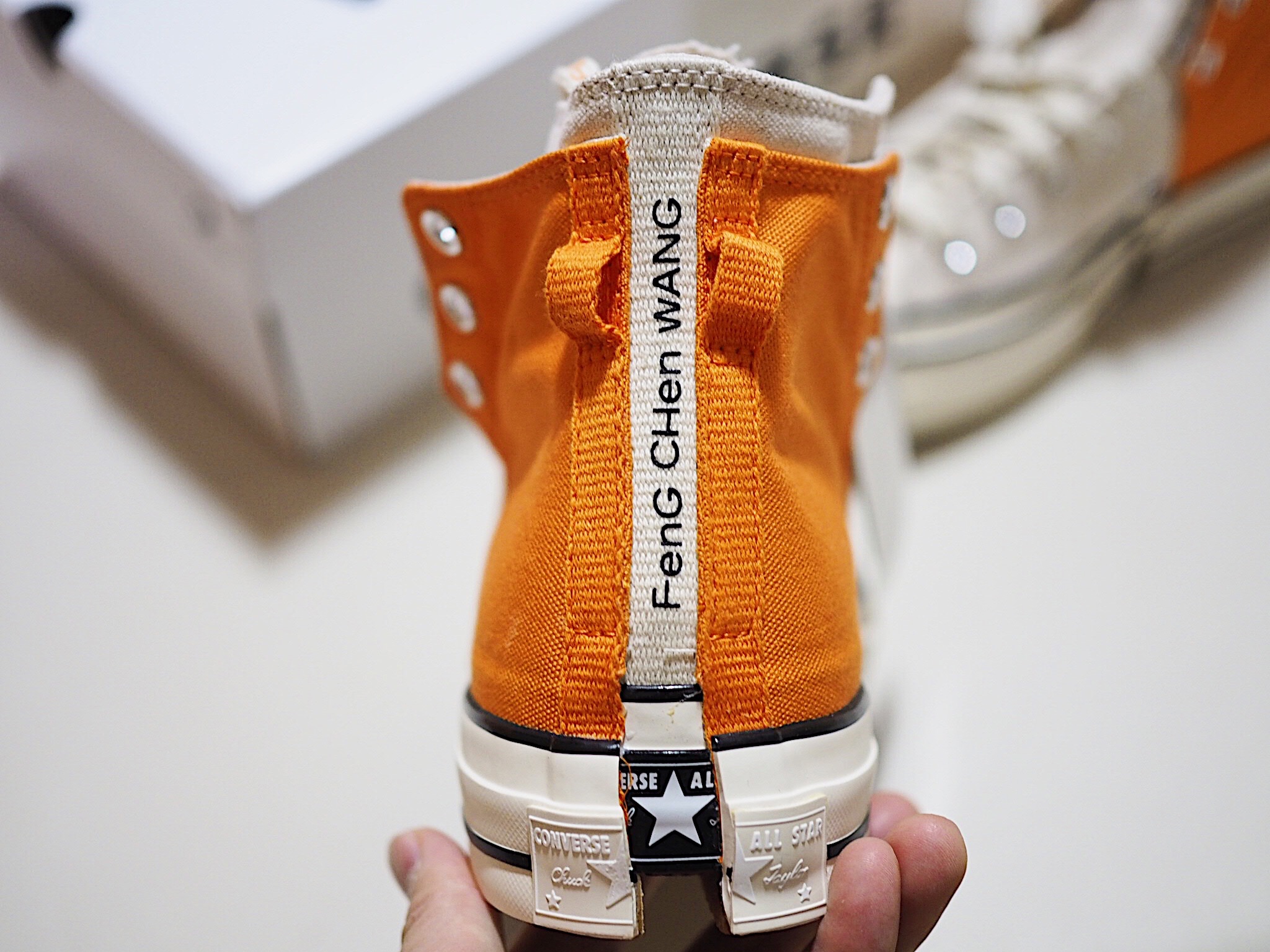Converse x Feng Chen Wang Chuck 70 2-in-1 Persimmon Orange 착용 스타일 - 3