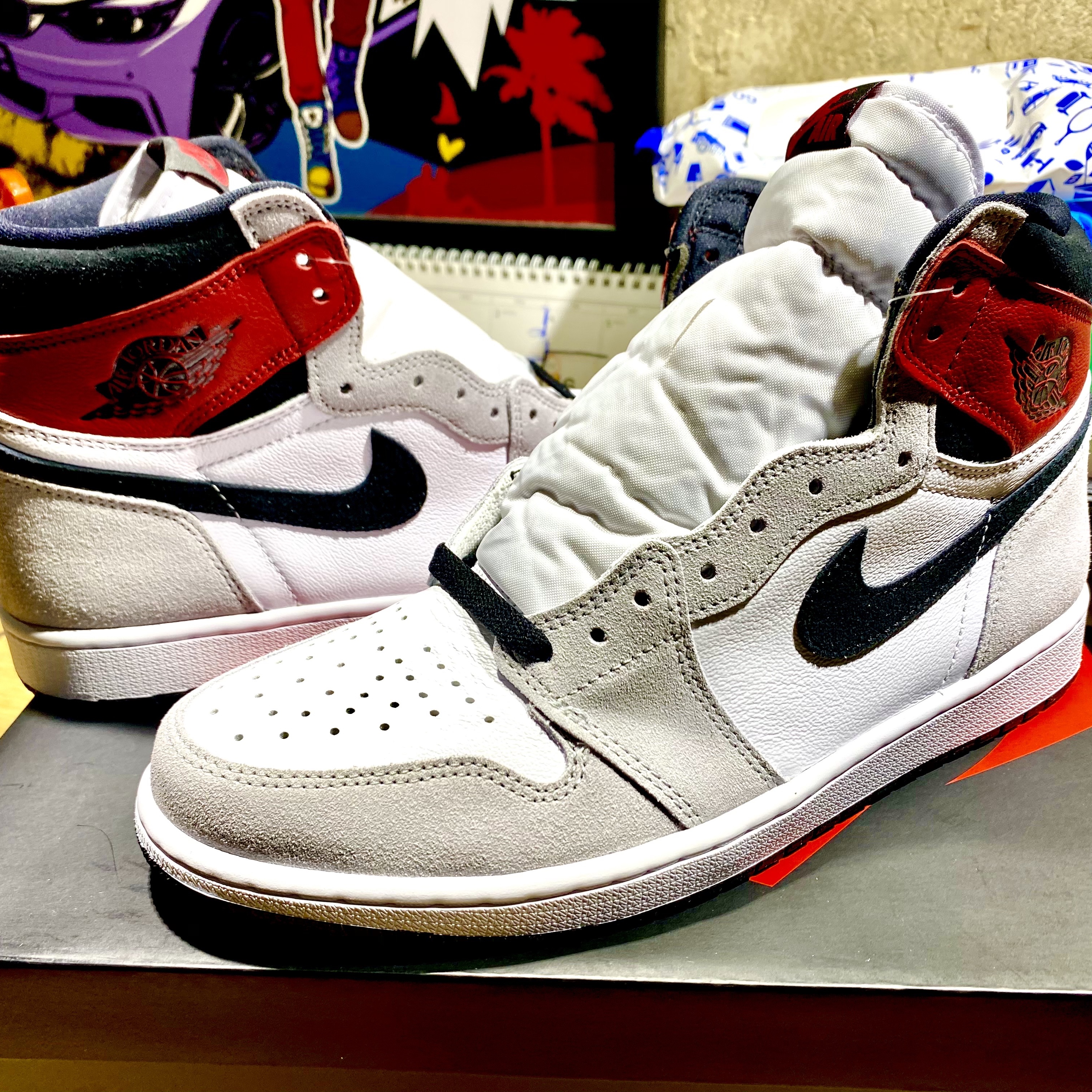 Jordan 1 Retro High OG Light Smoke Grey 착용 스타일