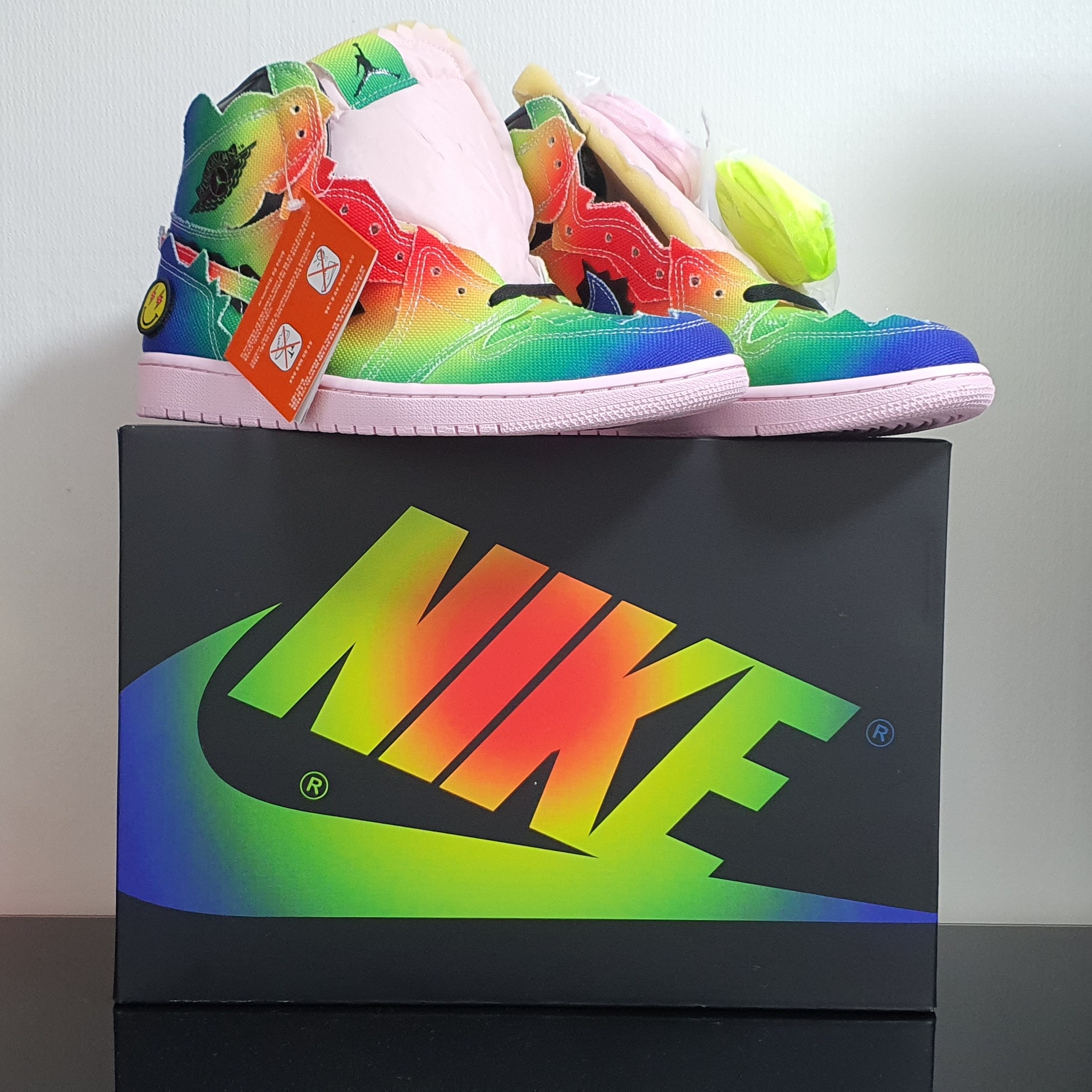 Jordan 1 x J Balvin Retro High OG 착용 스타일 - 1