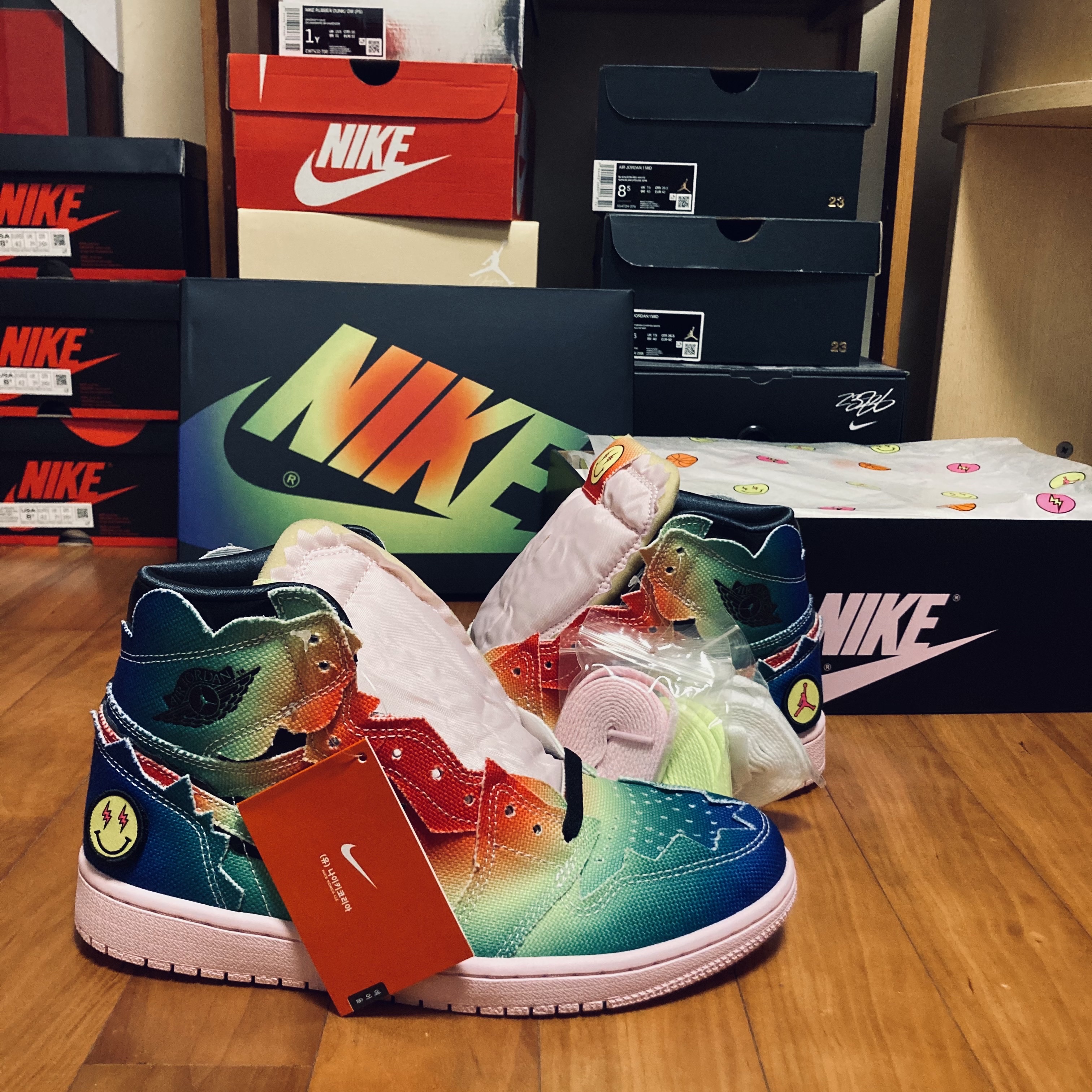 Jordan 1 x J Balvin Retro High OG 착용 스타일