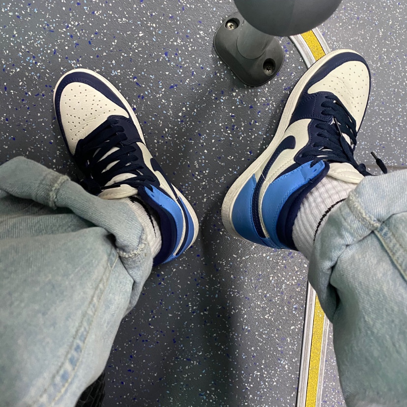 (GS) Jordan 1 Retro High Obsidian UNC 착용 스타일