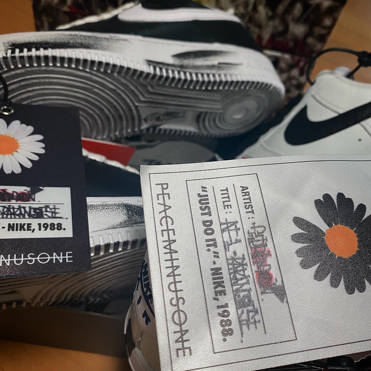 Nike x Peaceminusone Air Force 1 Low Para-Noise, Nike x Peaceminusone Air Force 1 Low Para-Noise 2.0 착용 스타일