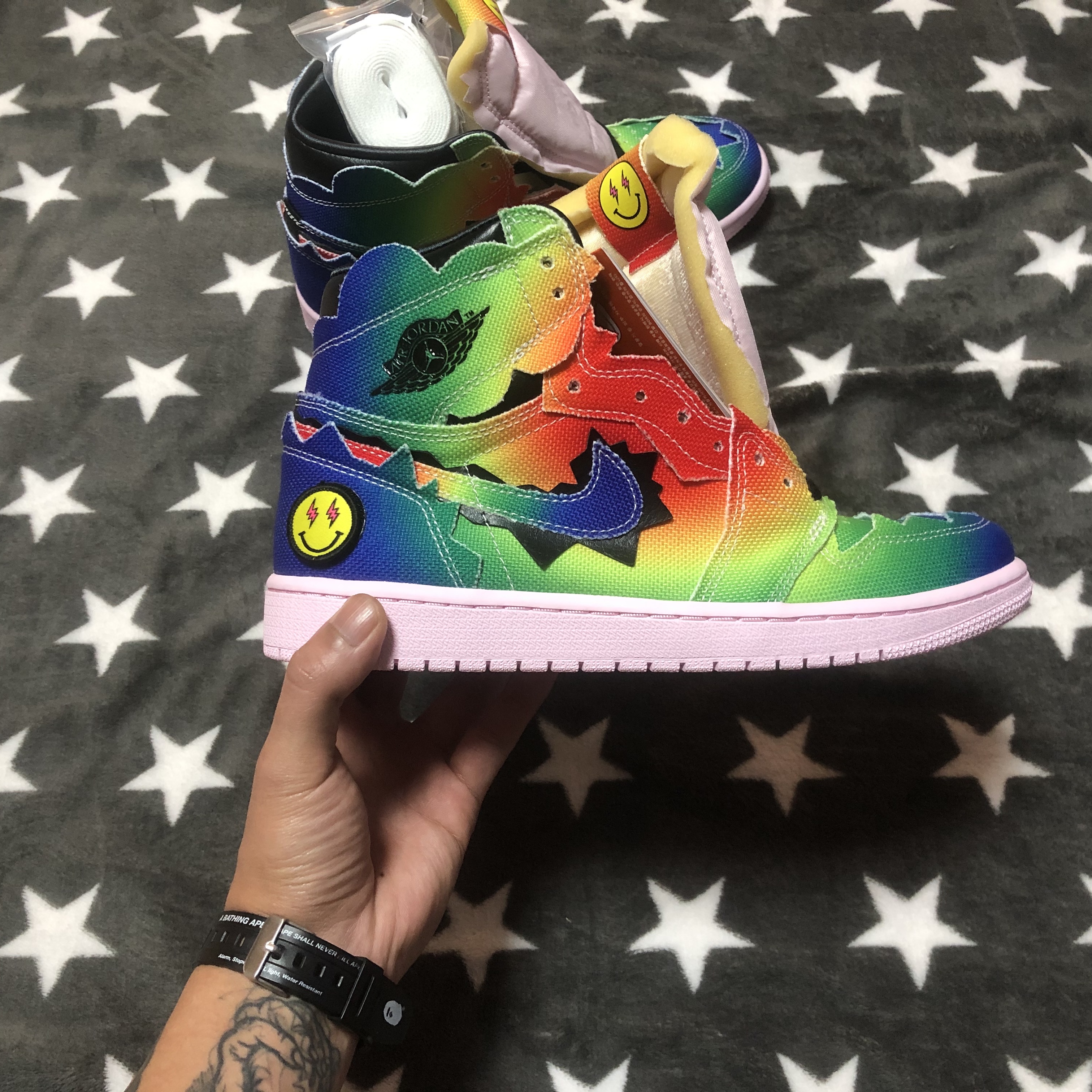 Jordan 1 x J Balvin Retro High OG 착용 스타일 - 3