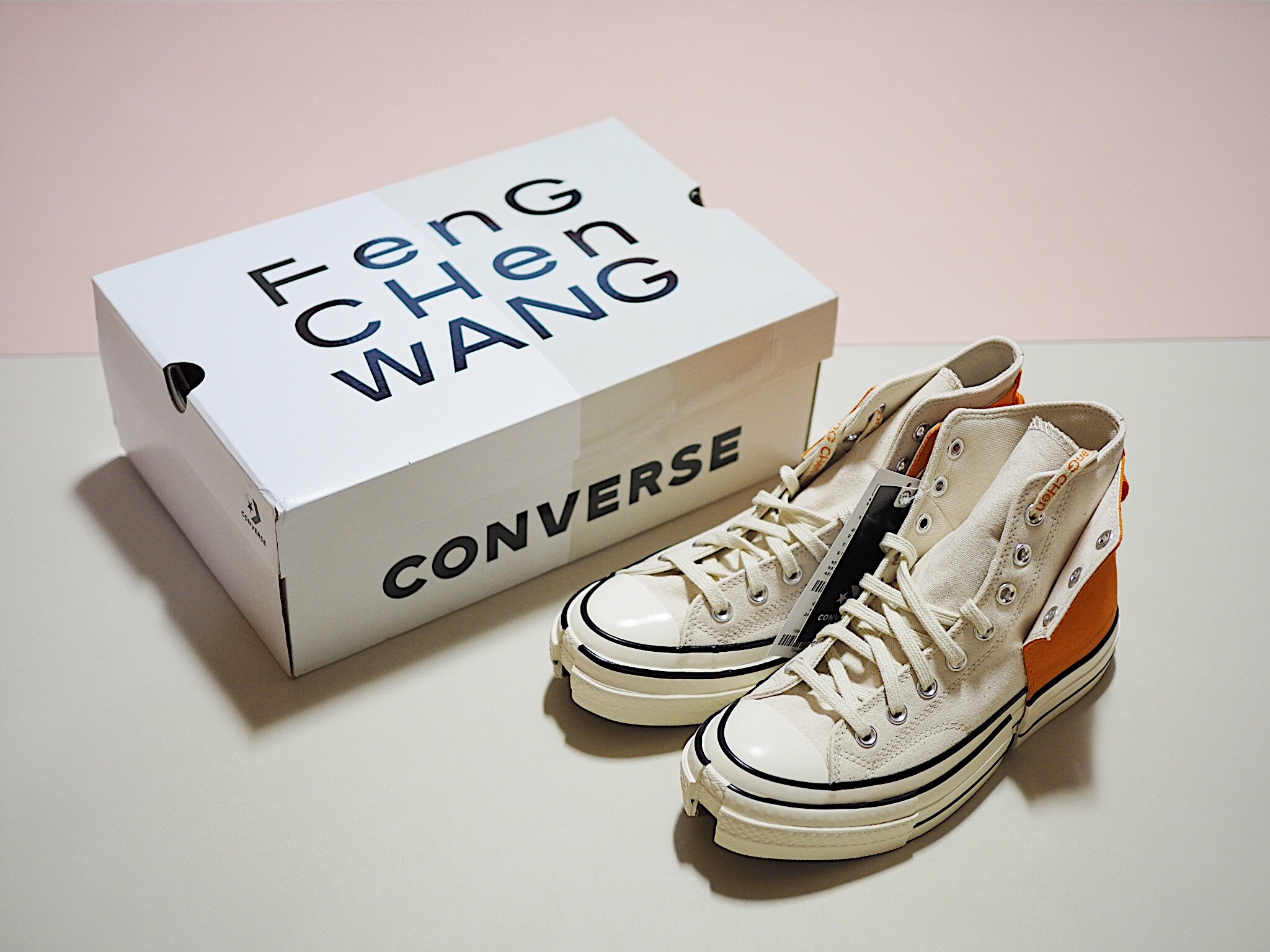 Converse x Feng Chen Wang Chuck 70 2-in-1 Persimmon Orange 착용 스타일 - 1