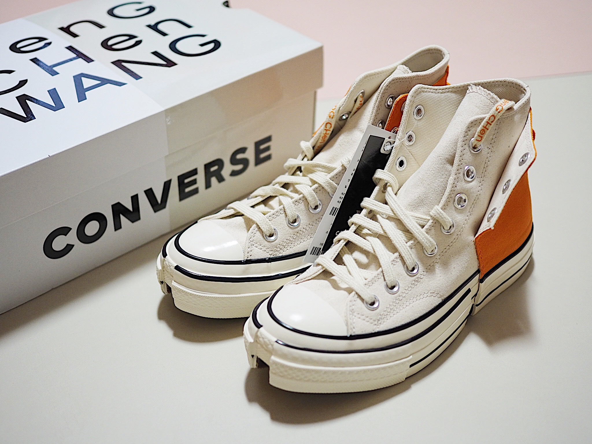 Converse x Feng Chen Wang Chuck 70 2-in-1 Persimmon Orange 착용 스타일 - 2
