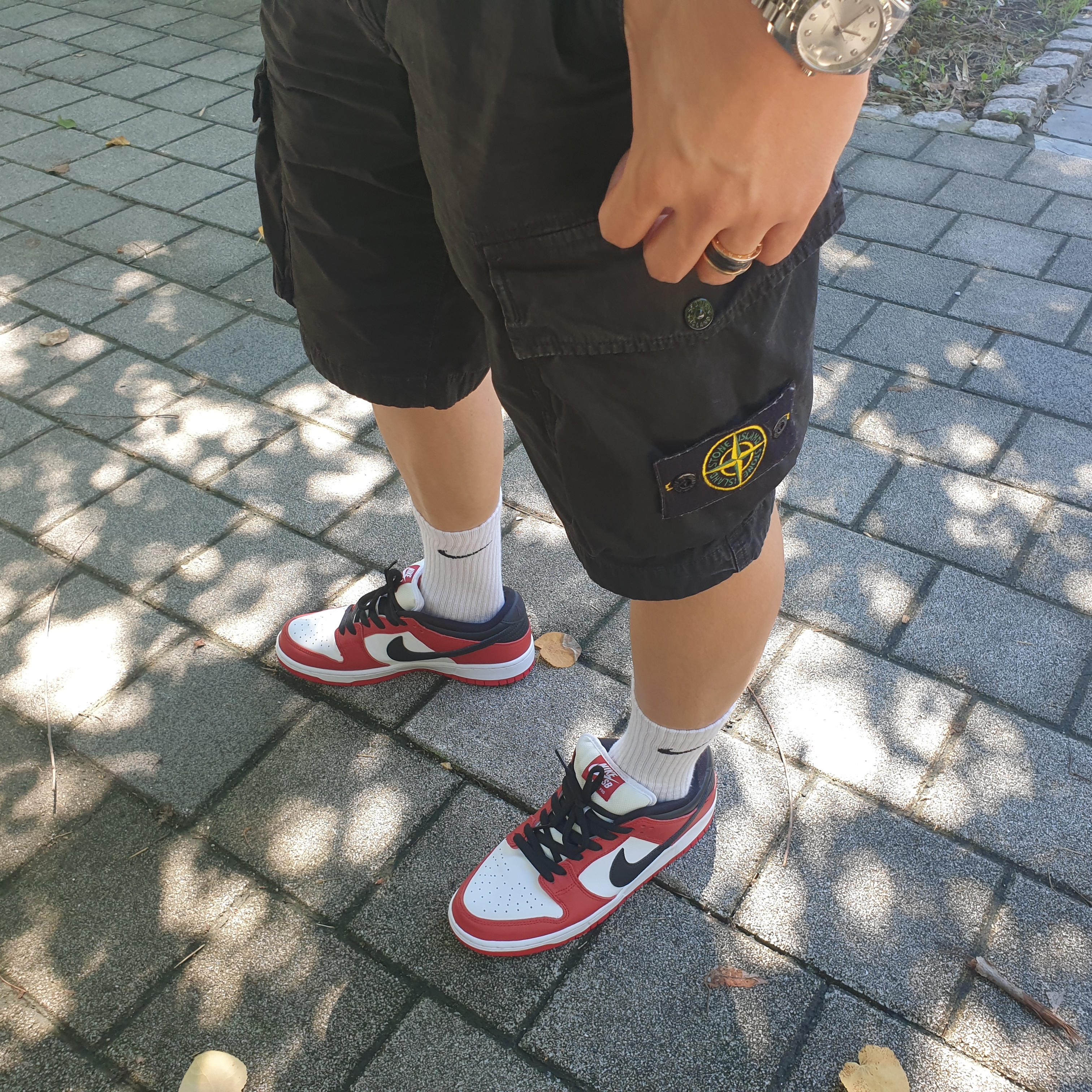 Nike SB Dunk Low Pro Chicago 착용 스타일