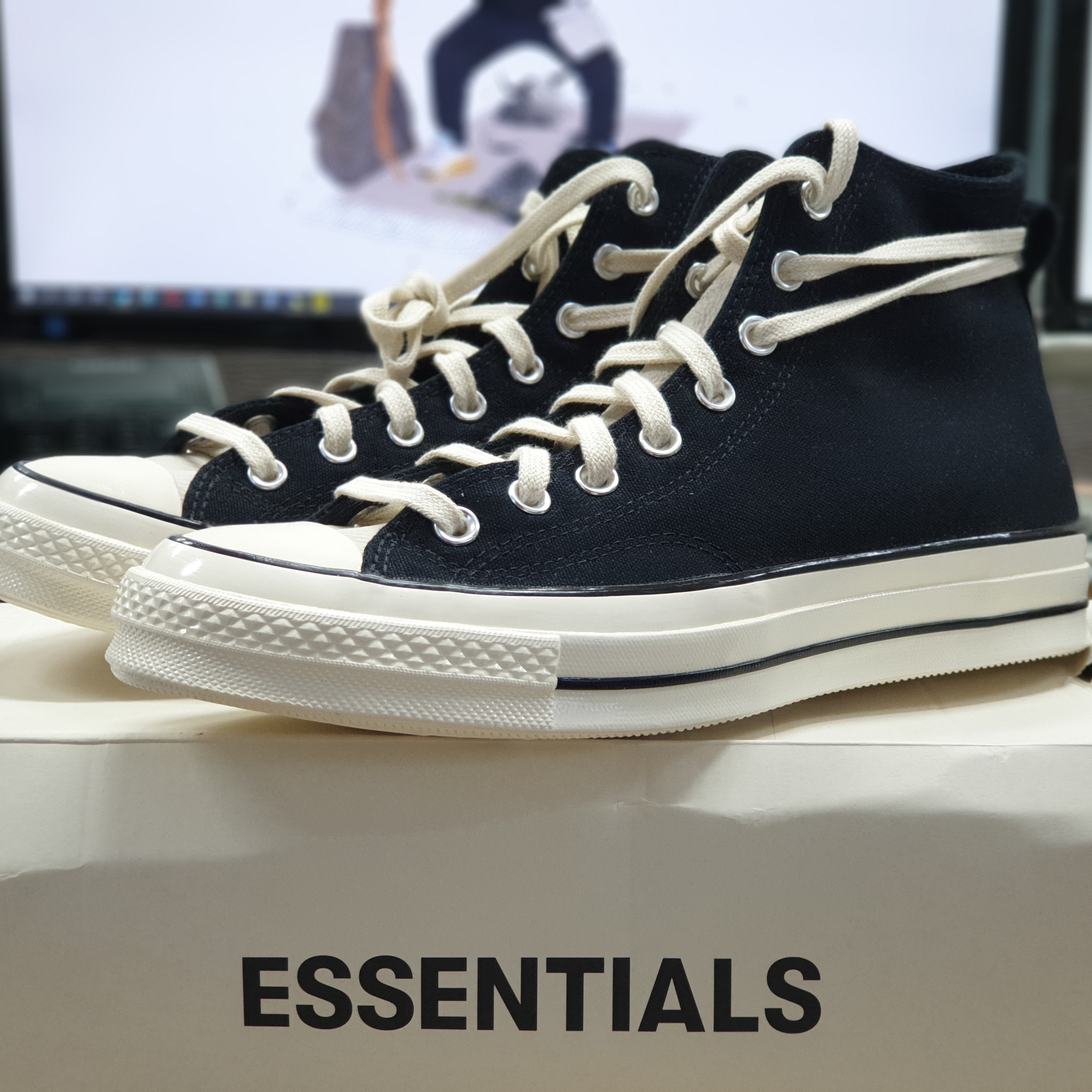 Converse x Fear of God Essentials Chuck 70 Hi Black 2020 착용 스타일